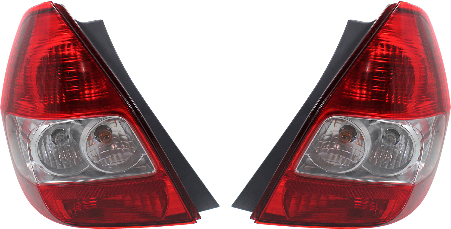 AM FIT 07-08 TAIL LAMP RH AND LH Lens and Housing SKU SET REPH730121 Partslink HO2819143 HO2818143 OEM 33501SLNA01-33551SLNA01