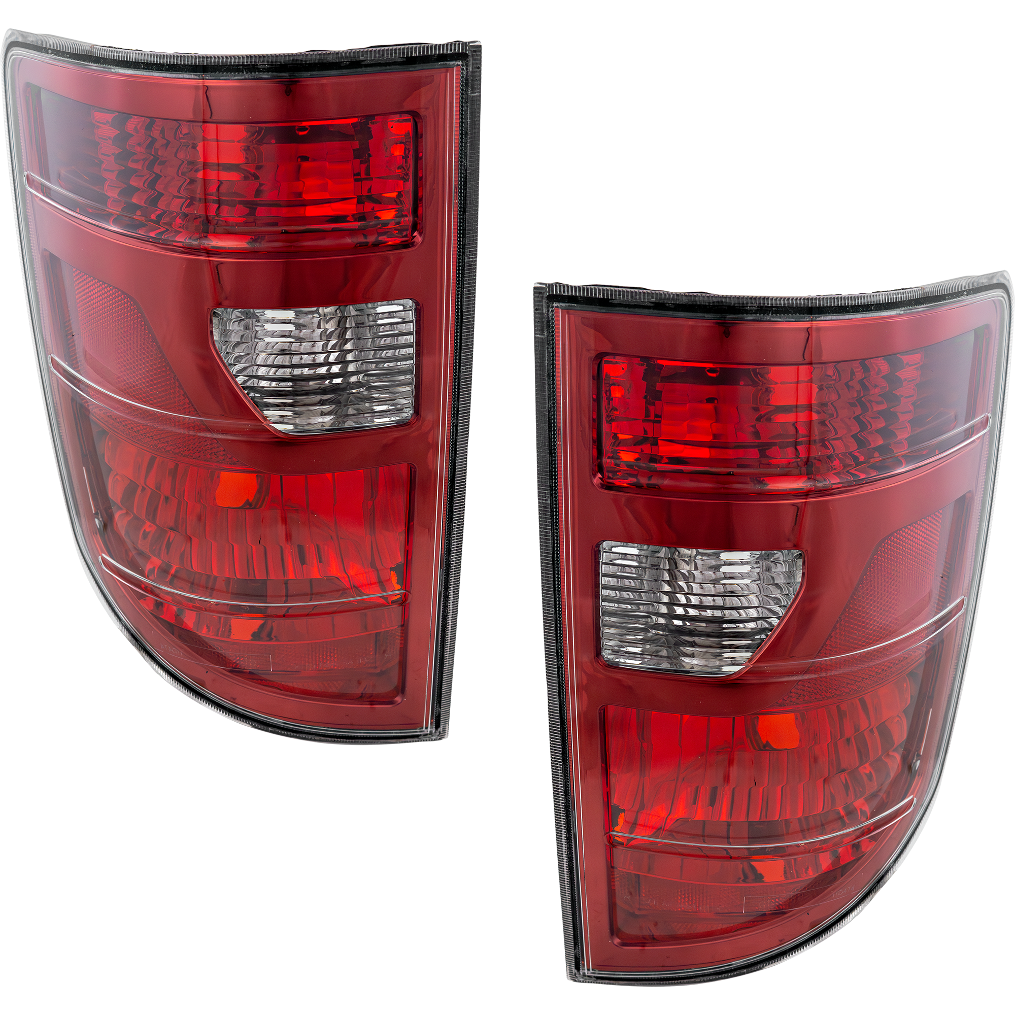 AM RIDGELINE 09-14 TAIL LAMP RH AND LH Lens and Housing CAPA SKU SET REPH730125Q Partslink HO2819140C HO2818140C OEM 33501SJCA11-33551SJCA11