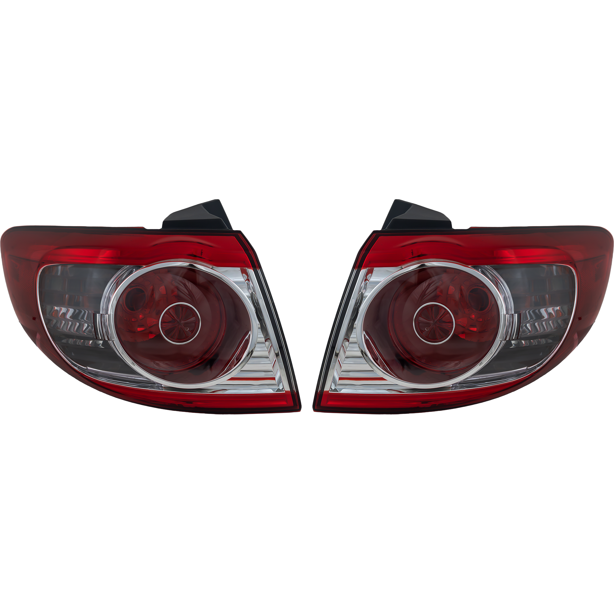AM SANTA FE 10-12 TAIL LAMP RH AND LH Outer Assembly SKU SET REPH730145 Partslink HY2804117 HY2805117 OEM 924010W500-924020W500