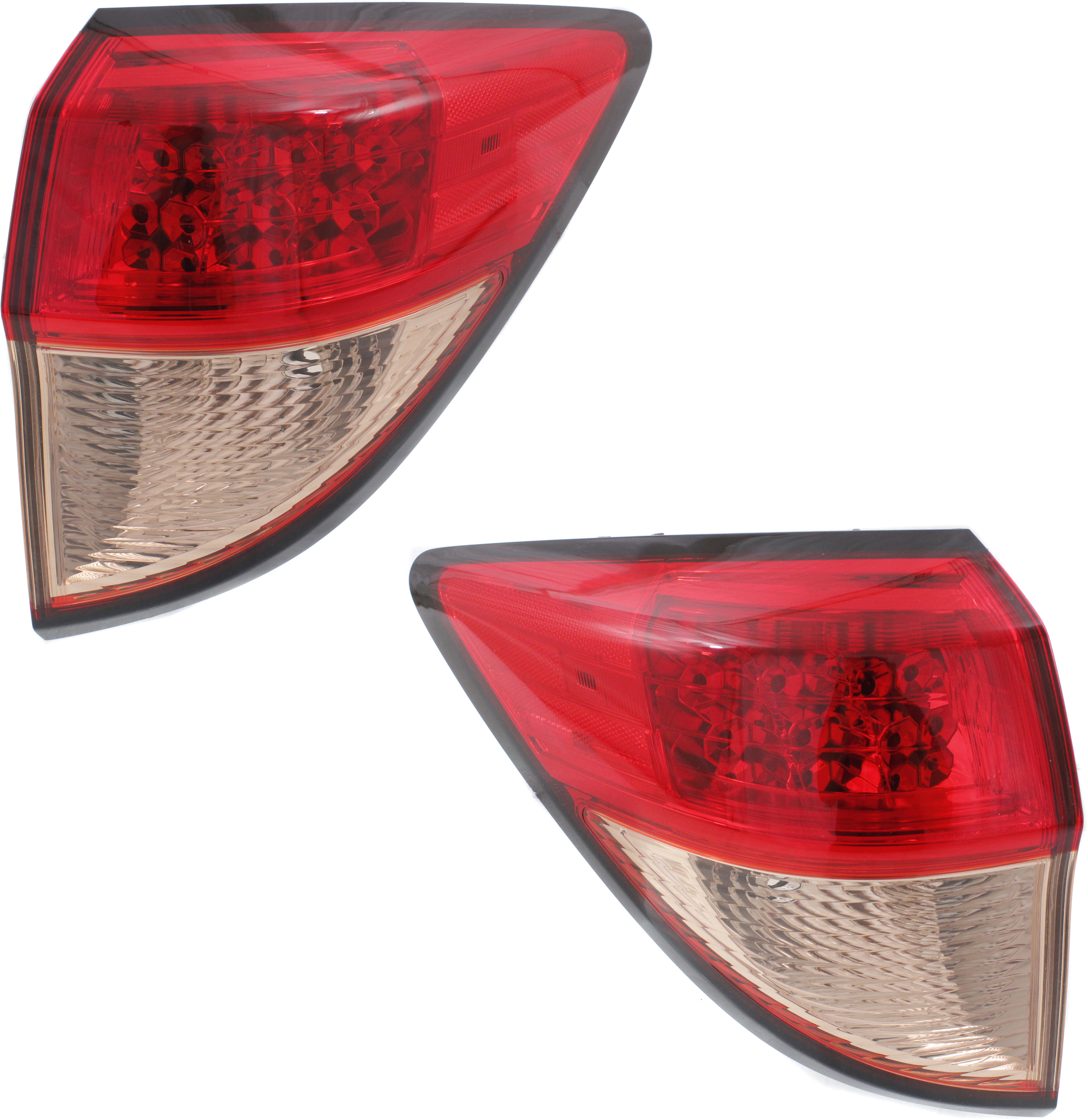 AM HR V 16-18 TAIL LAMP RH AND LH Outer Lens and Housing CAPA SKU SET REPH730155Q Partslink HO2804109C HO2805109C OEM 33502T7SA01-33552T7SA01