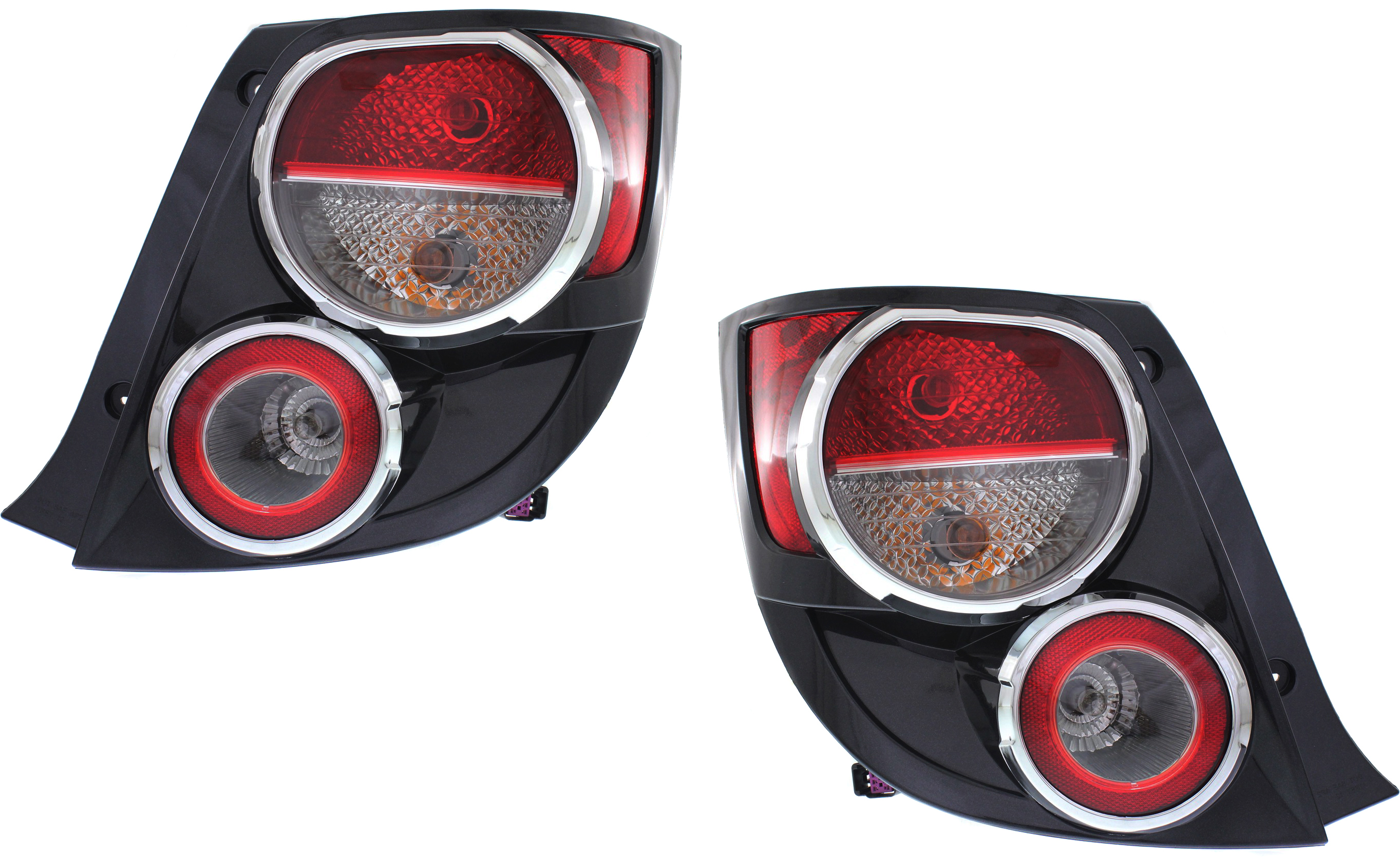 AM SONIC 12-16 TAIL LAMP RH AND LH Assembly Hatchback SKU SET REPH730189 Partslink GM2801252 GM2800252 OEM 42407869-42407868