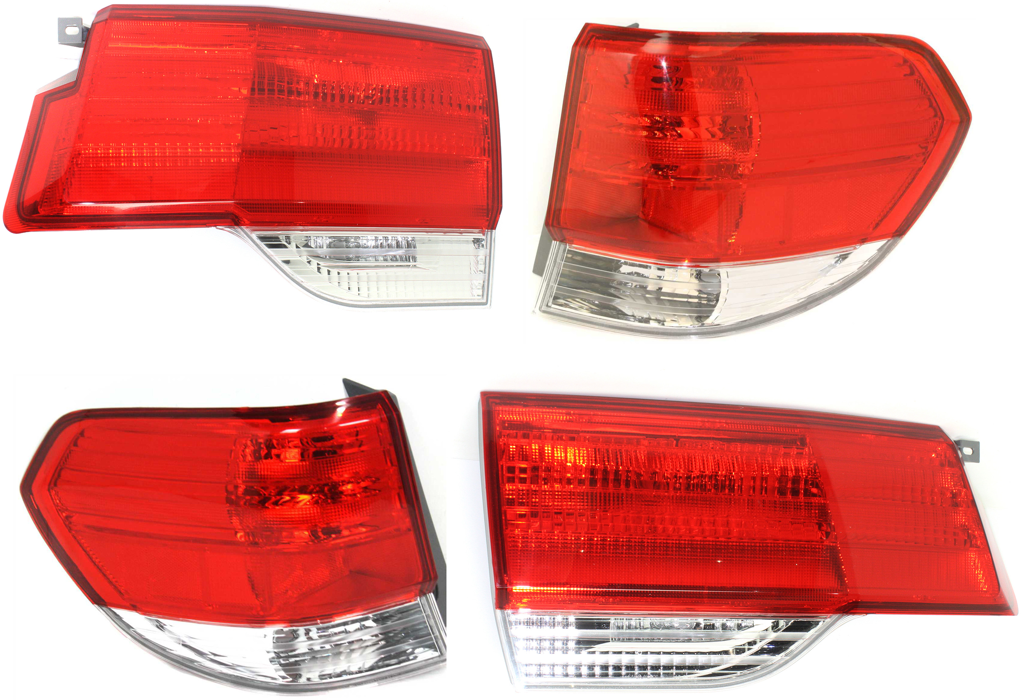 AM ODYSSEY 08-10 TAIL LAMP RH AND LH Inner and Outer SKU SET REPH730191-4 Partslink HO2819134 HO2818134 HO2803102 HO2802102 OEM 33501SHJA51-33551SHJA51-34150S