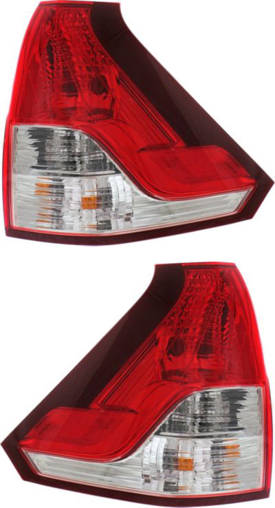 AM CR V 12-14 TAIL LAMP RH AND LH Lower Halogen Assembly CAPA SKU SET REPH730195Q Partslink HO2801183C HO2800183C OEM 33500T0AA01-33550T0AA01