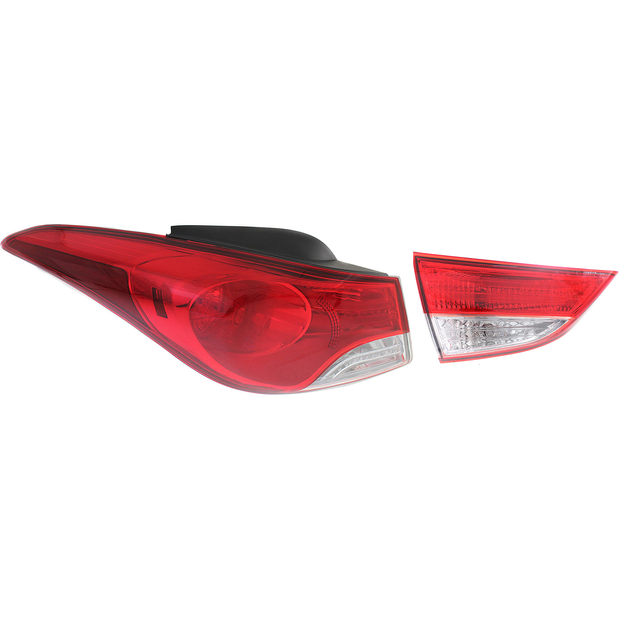 AM ELANTRA 11-13 ELANTRA COUPE 13-13 TAIL LAMP LH Inner and Outer Assembly Halogen Korea Built Vehicle SKU SET REPH730198 B Partslink HY2802116 HY2804120 OEM 924013X050-924033X000