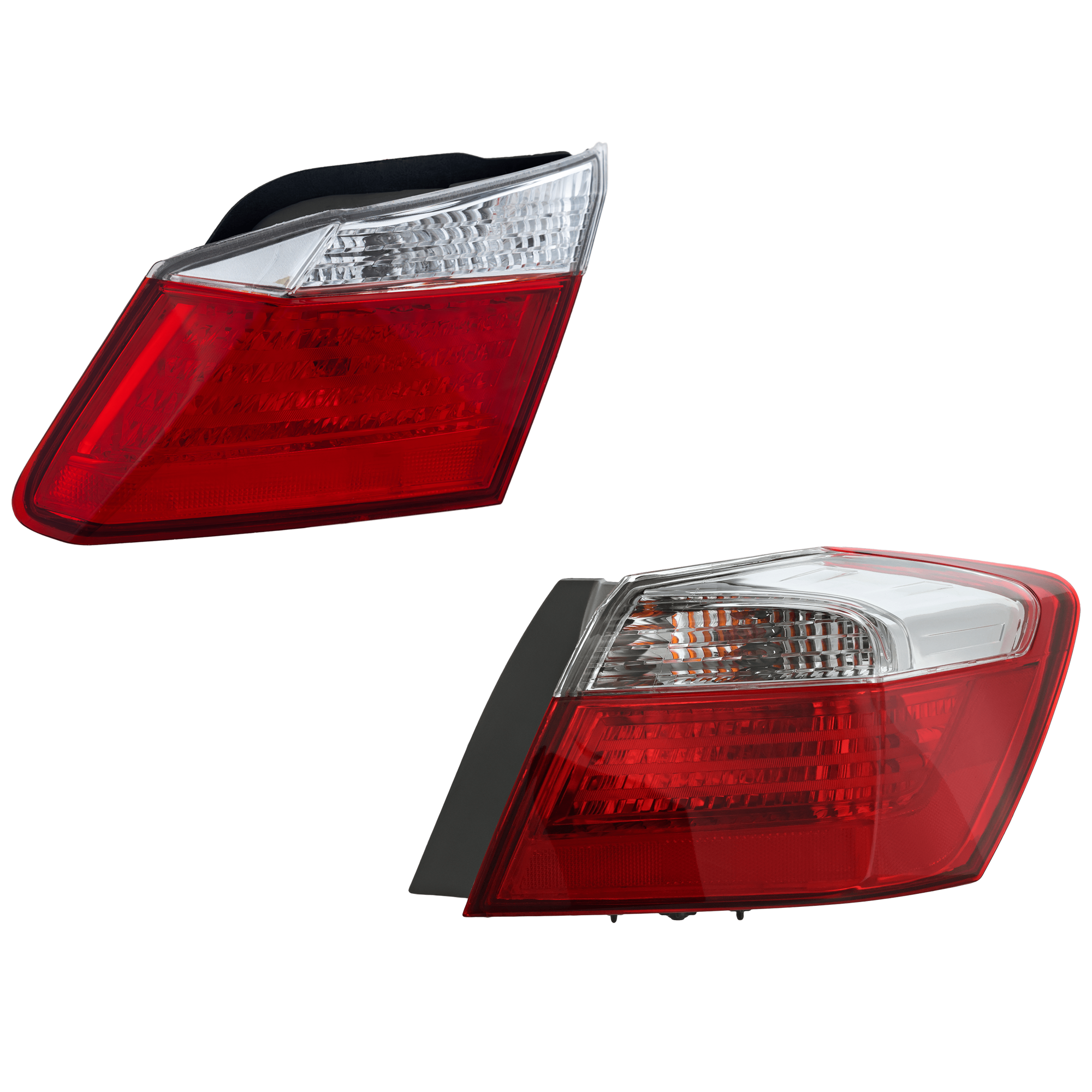 AM ACCORD 13-15 TAIL LAMP RH Inner and Outer Assembly Halogen SKU SET REPH730303Q A Partslink HO2803104 HO2805101C OEM 33500T2AA01-34150T2AA01