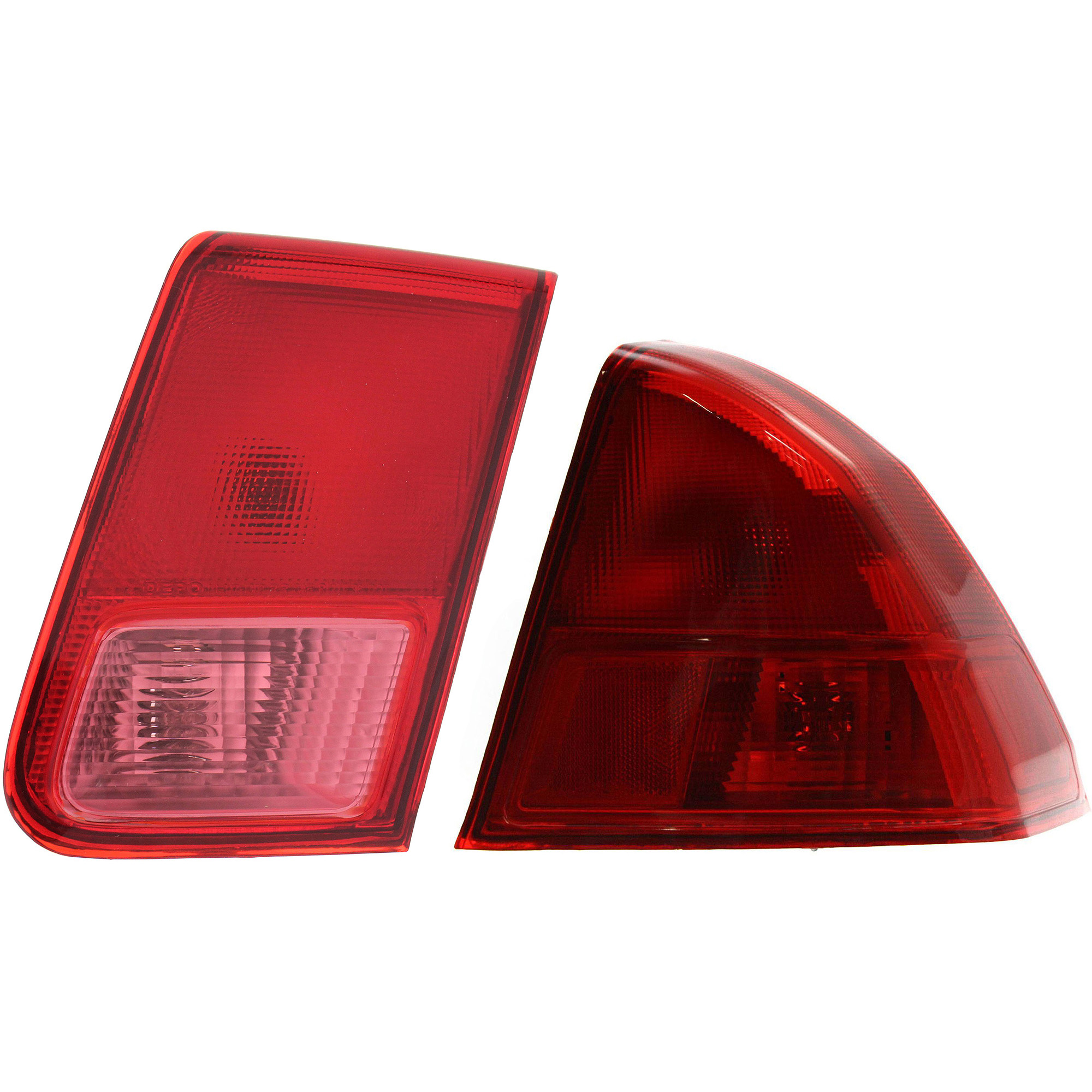 AM CIVIC 01-02 TAIL LAMP RH Inner and Outer Assembly Sedan SKU SET REPH730305 A Partslink HO2801133 OEM 33501S5DA01-34156S5AA01 PFM