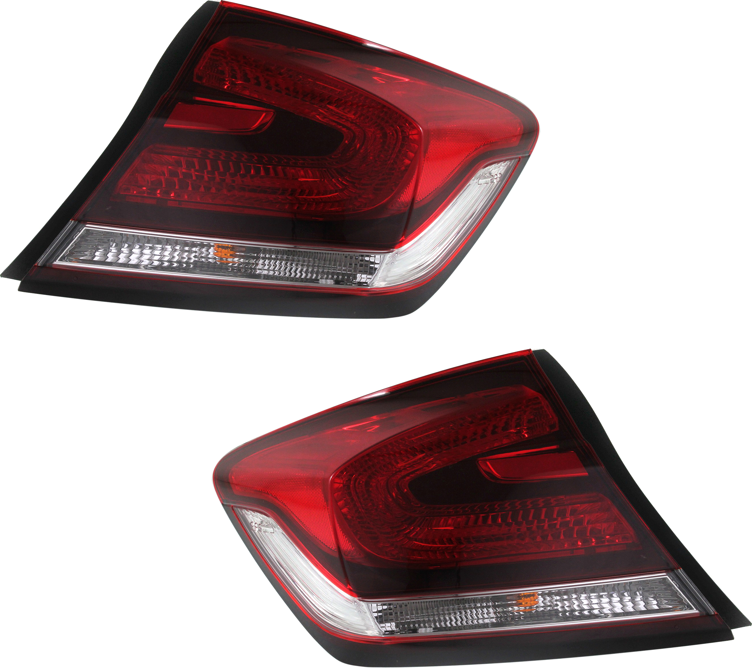 AM CIVIC 13-15 TAIL LAMP RH AND LH Outer Assembly Sedan CAPA SKU SET REPH730311Q Partslink HO2805102C HO2804102C OEM 33500TR0A51-33550TR0A51