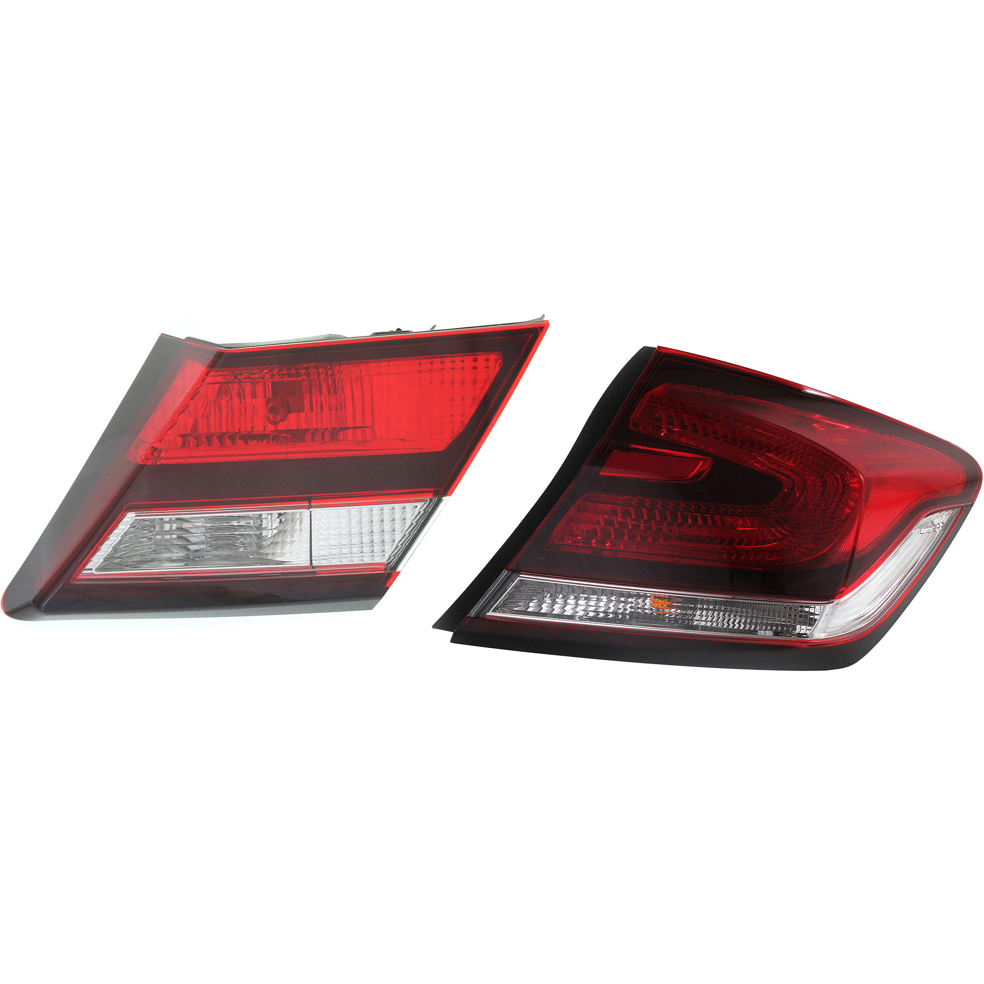 AM CIVIC 13-15 TAIL LAMP RH Inner and Outer Assembly Sedan SKU SET REPH730317 A Partslink HO2803105 HO2805102 OEM 33500TR0A51-34150TR0A51