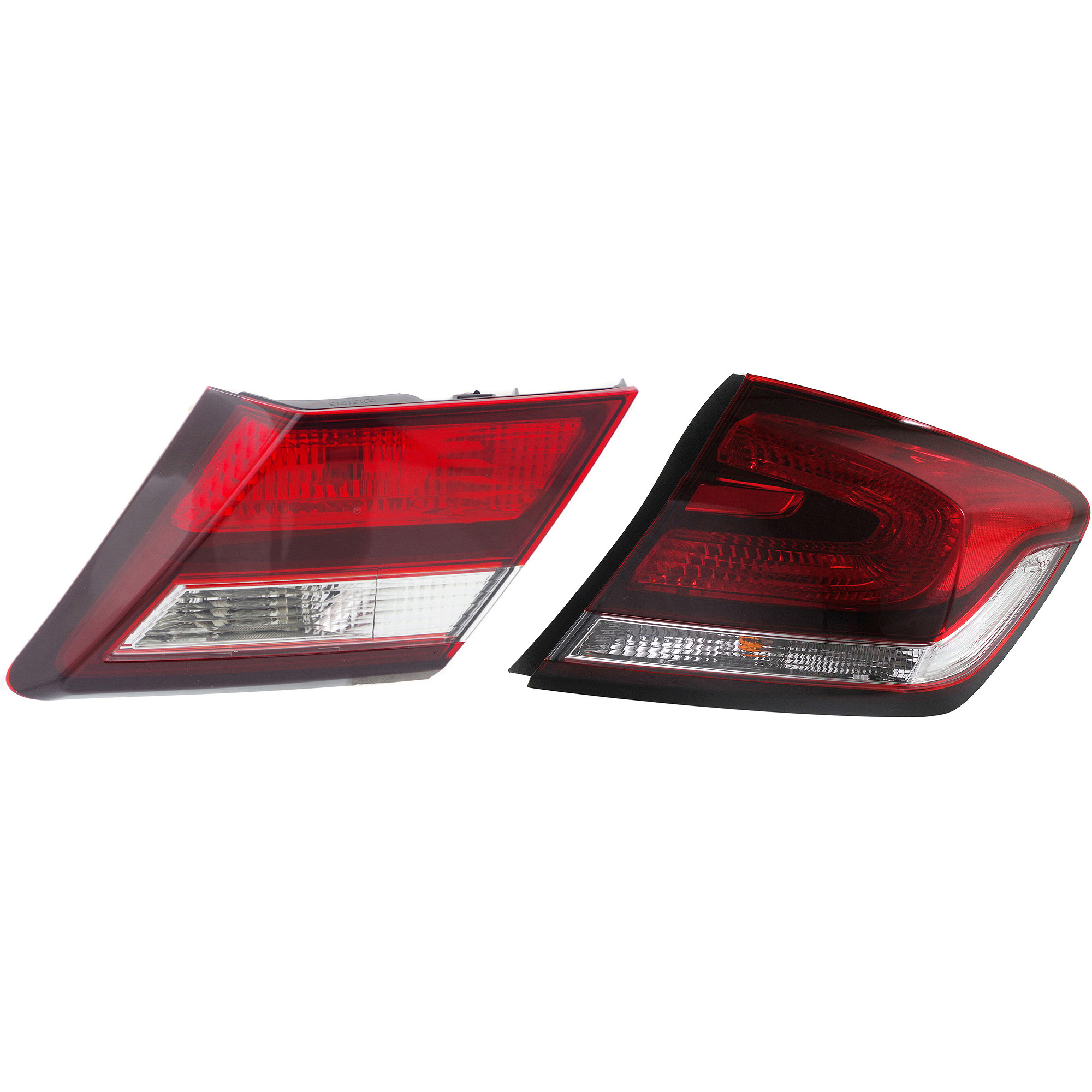 AM CIVIC 13-15 TAIL LAMP RH Inner and Outer Assembly Sedan CAPA SKU SET REPH730317Q A Partslink HO2803105C HO2805102C OEM 33500TR0A51-34150TR0A51