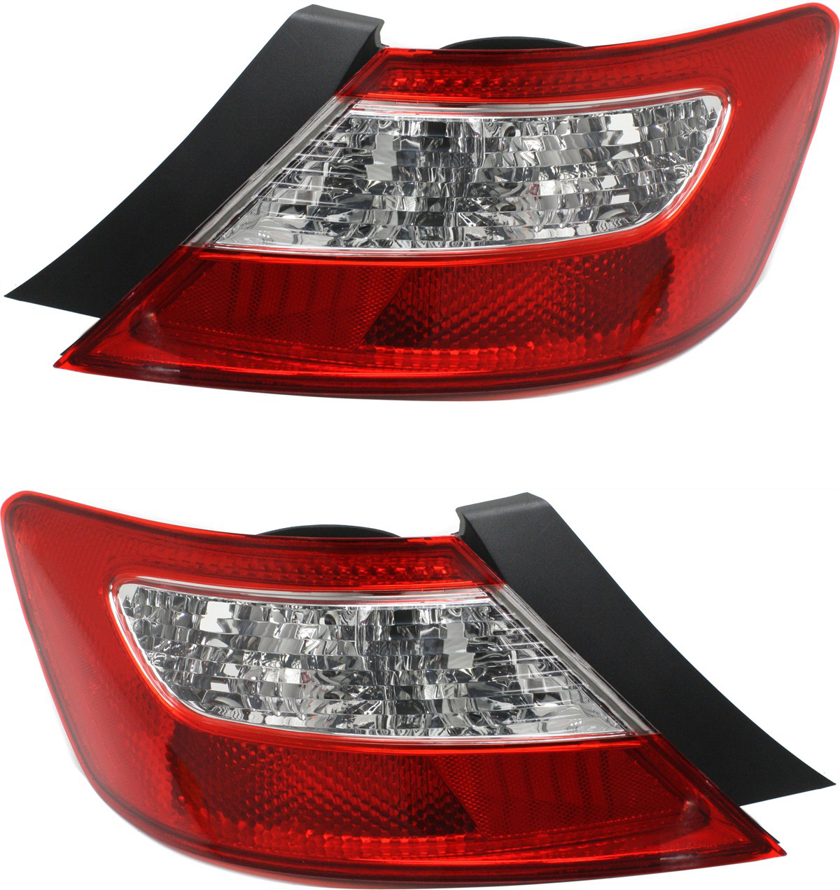 AM CIVIC 06-08 TAIL LAMP RH AND LH Lens and Housing Halogen Coupe SKU SET REPH730325 Partslink HO2801164 HO2800165 OEM 33501SVAA02-33551SVAA02