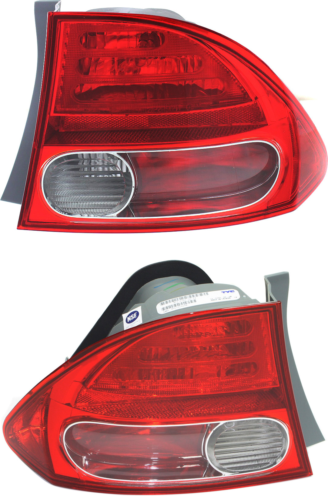 AM CIVIC 06-08 TAIL LAMP RH AND LH Outer Assembly Sedan SKU SET REPH730337 OEM 33501SNAA02 PFM 33551SNAA02 PF