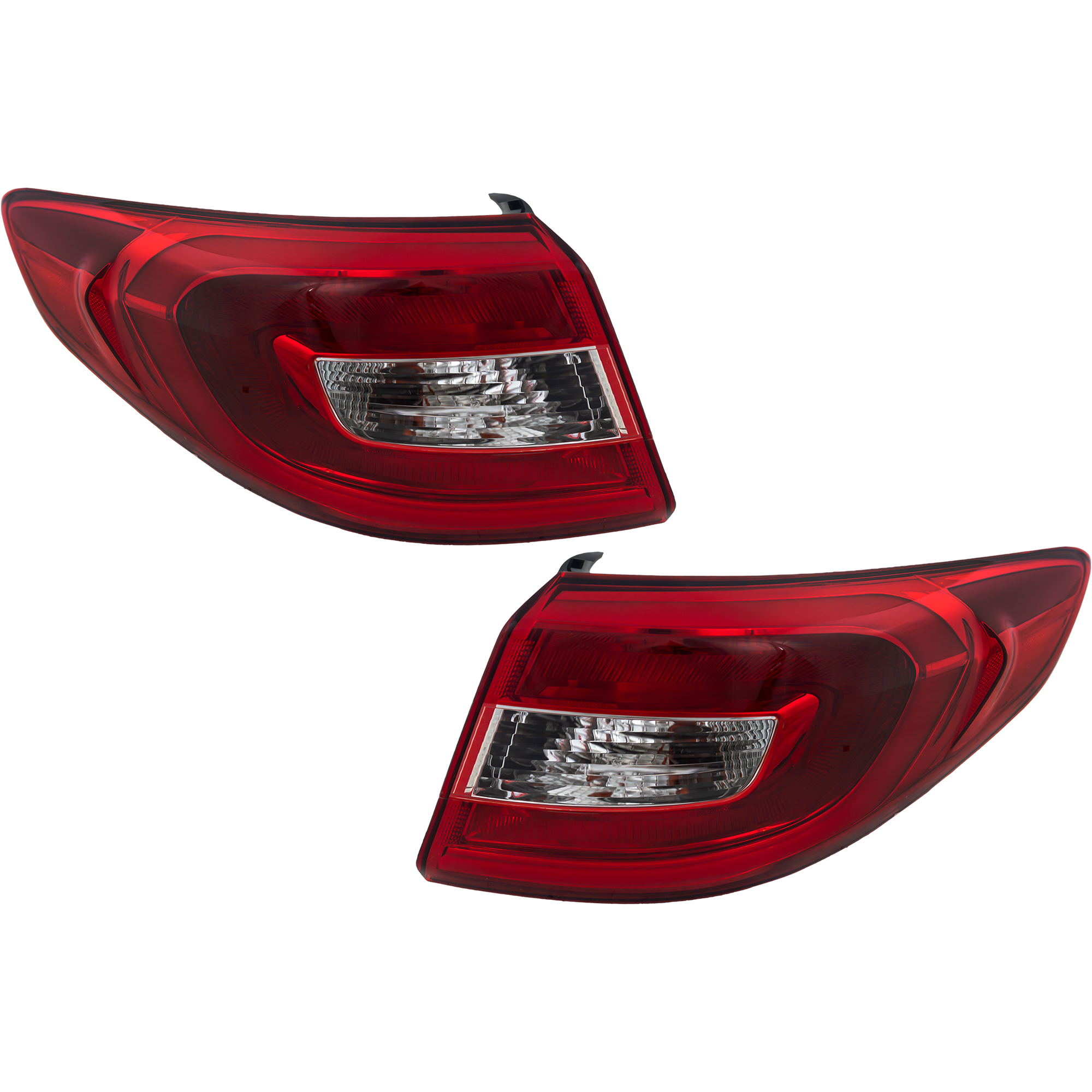 AM SONATA 15-17 TAIL LAMP RH AND LH Outer Assembly Standard Type Base Eco Limited 2.0T SE Sport SKU SET REPH730353 Partslink HY2805129 HY2804129 OEM 92402C2000-92401C2000