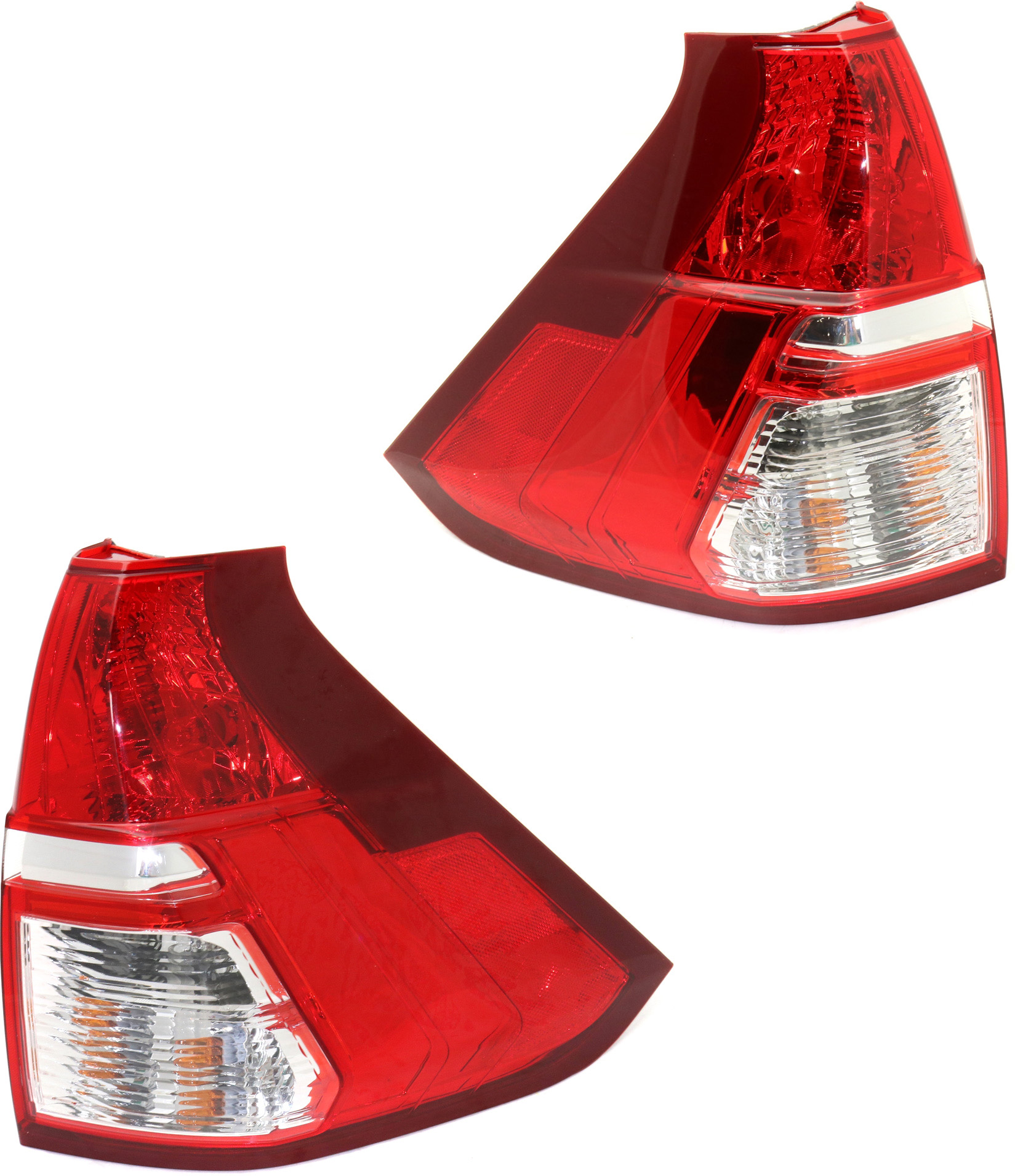 AM CR V 15-16 TAIL LAMP RH AND LH Lower Assembly CAPA SKU SET REPH730355Q Partslink HO2800186C HO2801186C OEM 33500T1WA01-33550T1WA01