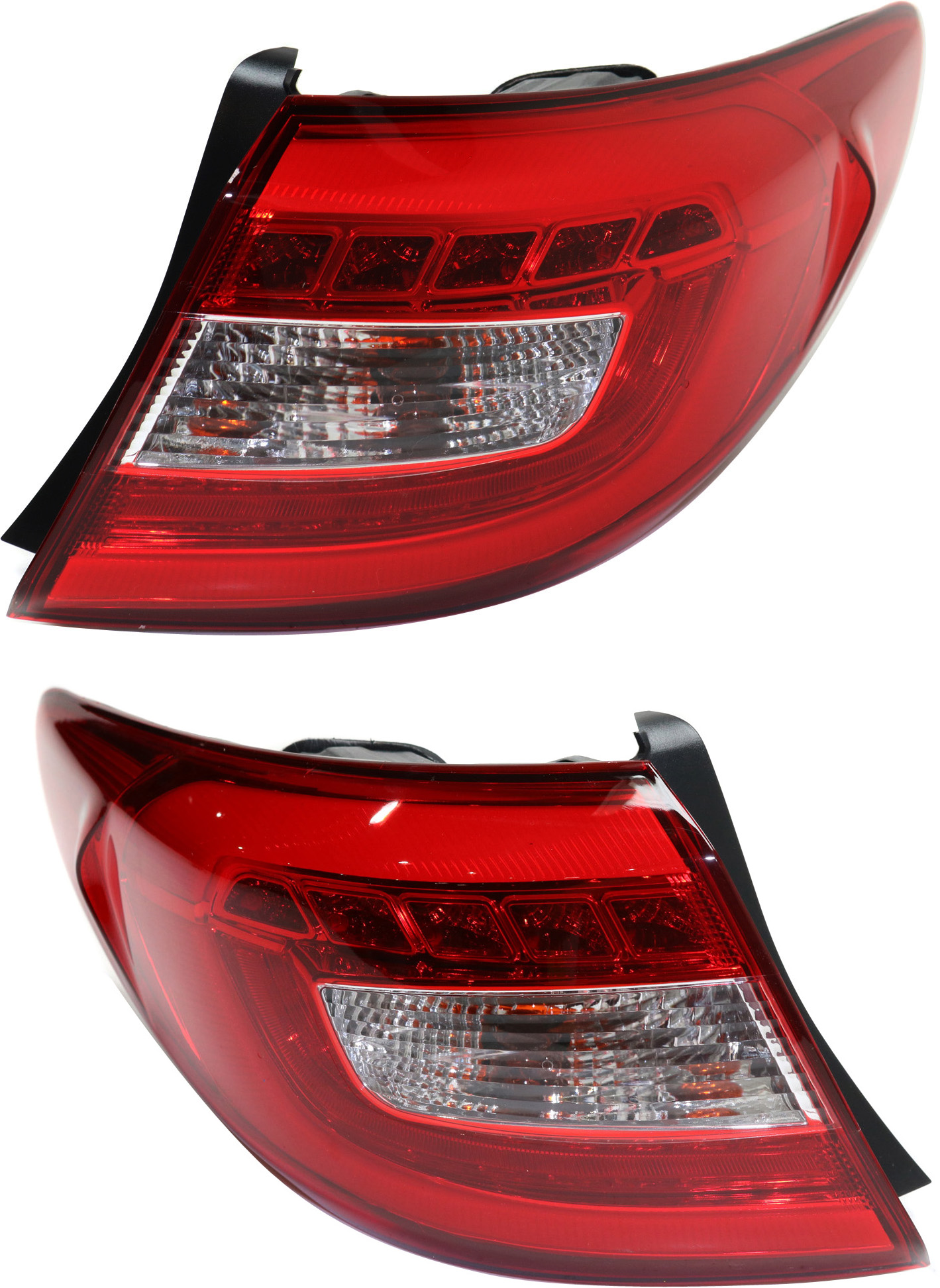 AM SONATA 15-17 TAIL LAMP RH AND LH Outer Assembly LED Type Limited Limited 2.0T Sport 2.0T SKU SET REPH730367 Partslink HY2805128 HY2804128 OEM 92402C2100-92401C2100