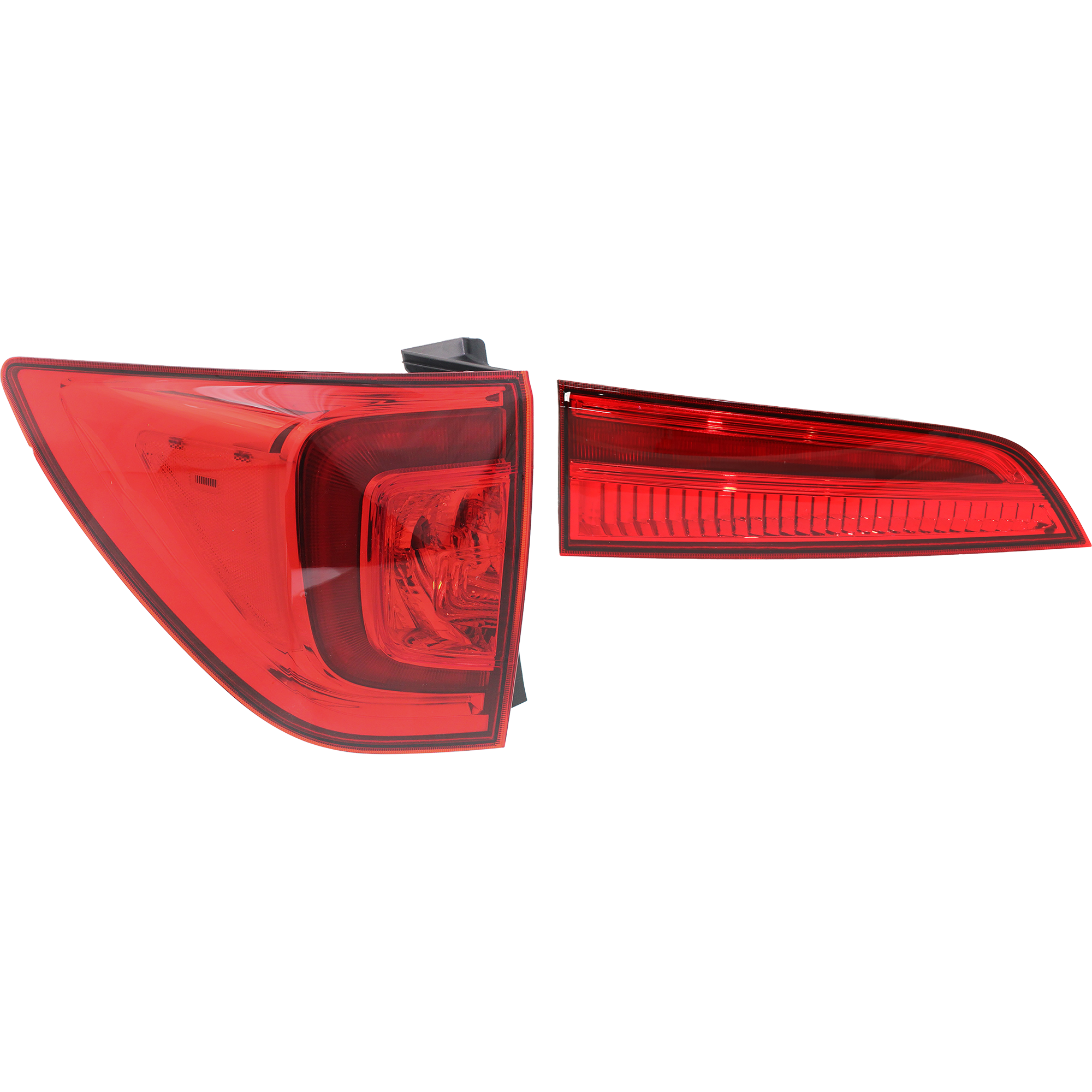 AM PILOT 16-18 TAIL LAMP LH Inner and Outer Halogen CAPA SKU SET REPH730390Q Partslink HO2802108C HO2804107C OEM 33550TG7A01-34155TG7A01