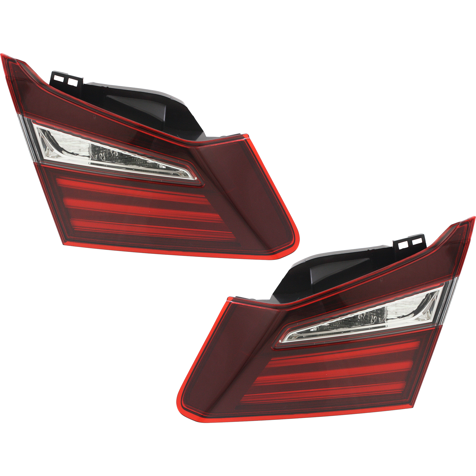 AM ACCORD 16-17 TAIL LAMP RH AND LH Inner Assembly Exc. Hybrid Model Sedan CAPA SKU SET REPH730397Q Partslink HO2803109C HO2802109C OEM 34150T2AA21-34155T2AA21
