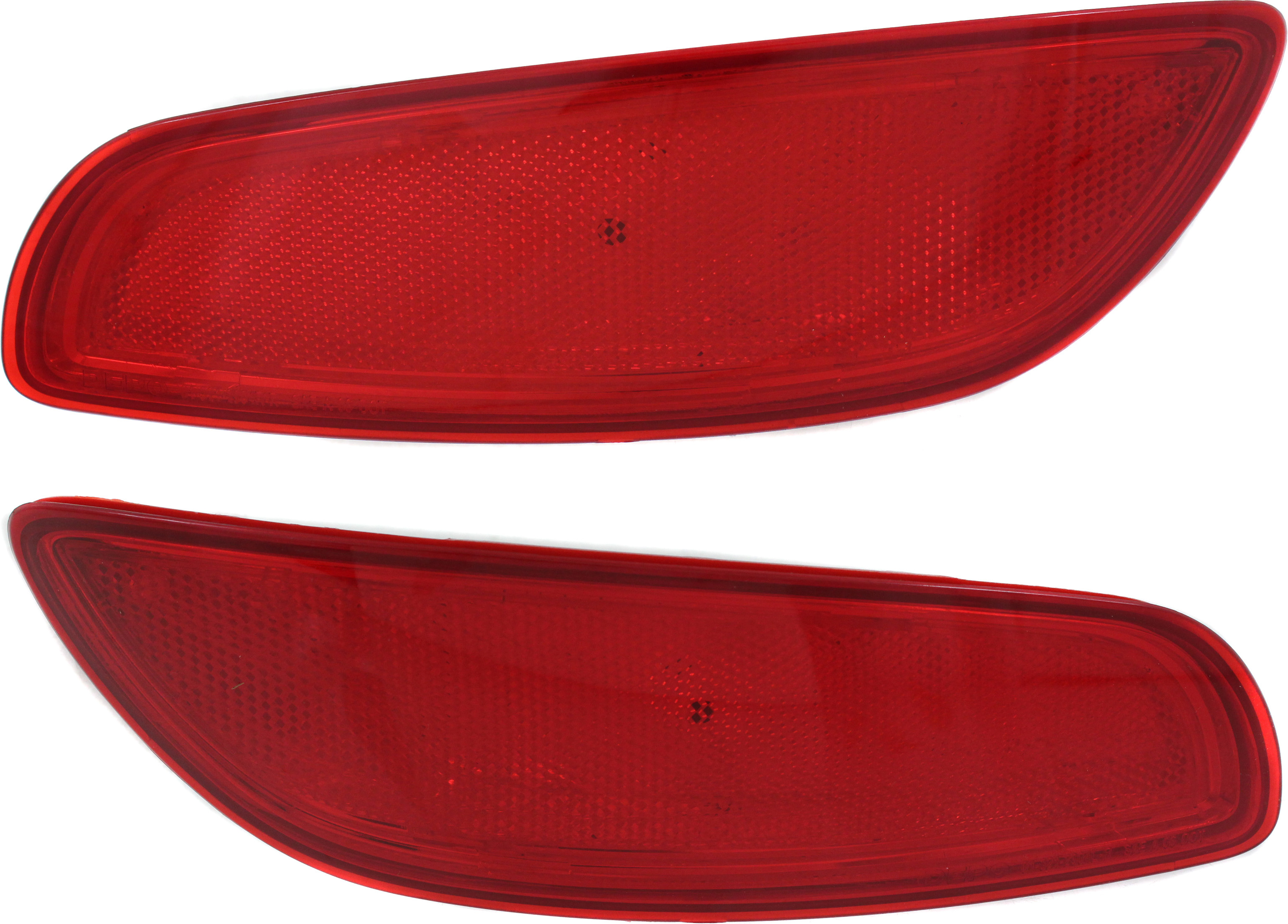AM SANTA FE 10-12 REAR BUMPER REFLECTOR RH AND LH CAPA SKU SET REPH731913Q Partslink HY1185107C HY1184107C OEM 924092B510-924082B510