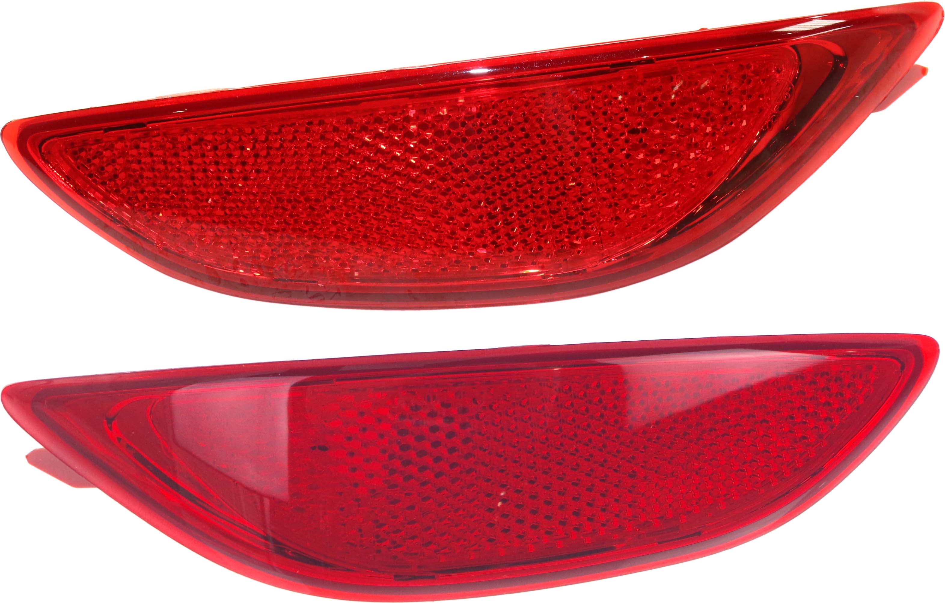 AM ACCENT 12-17 REAR BUMPER REFLECTOR RH AND LH Sedan CAPA SKU SET REPH734901Q Partslink HY1184105C HY1185105C OEM 924051R000-924061R000
