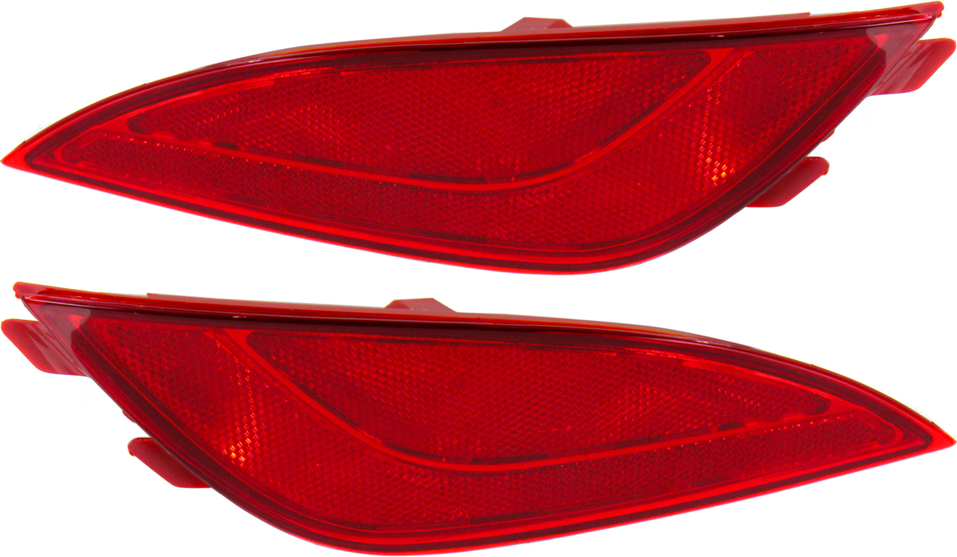 AM TUCSON 10-15 REAR BUMPER REFLECTOR RH AND LH SKU SET REPH734905 Partslink HY1185108 HY1184108 OEM 924062S100-924052S100