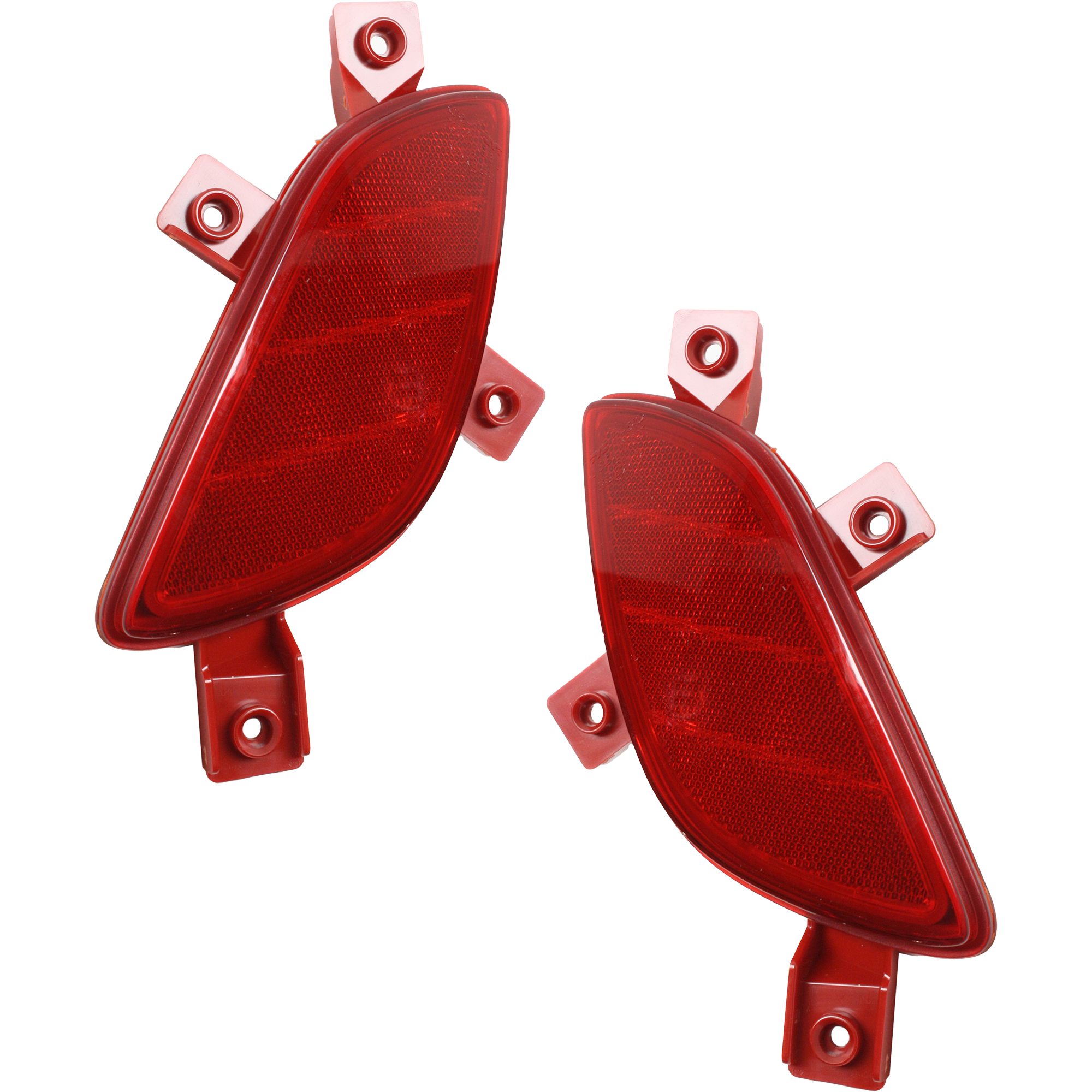 AM ELANTRA GT 13-17 REAR BUMPER REFLECTOR RH AND LH CAPA SKU SET REPH734911Q Partslink HY1185111C HY1184111C OEM 92406A5100-92405A5100