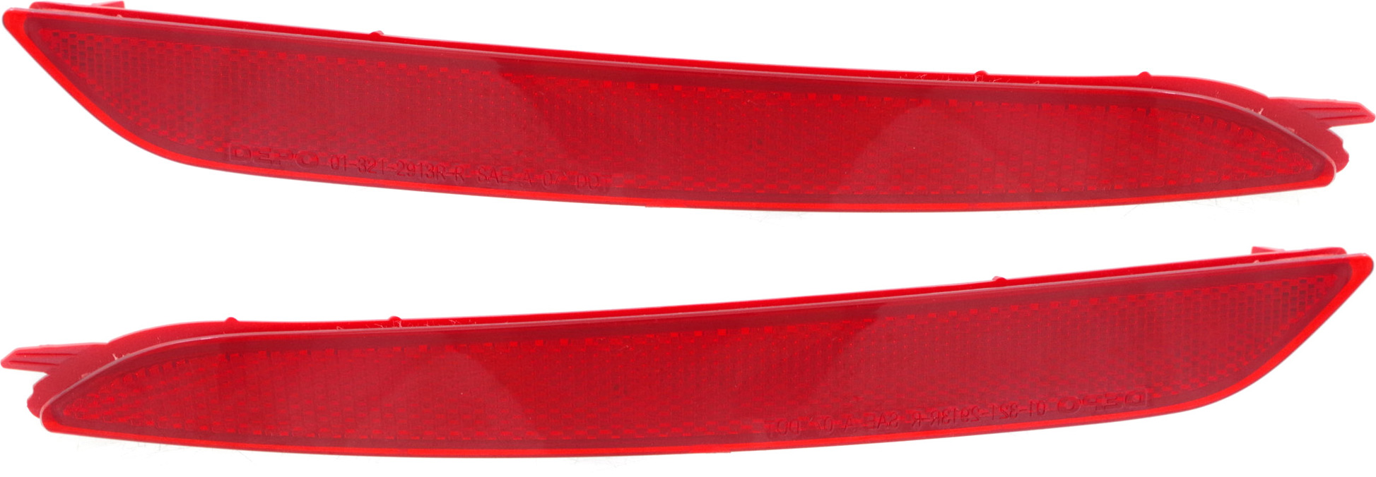 AM ELANTRA 14-16 REAR BUMPER REFLECTOR RH AND LH Sedan CAPA SKU SET REPH734919Q Partslink HY1185114C HY1184114C OEM 924063X200-924053X200
