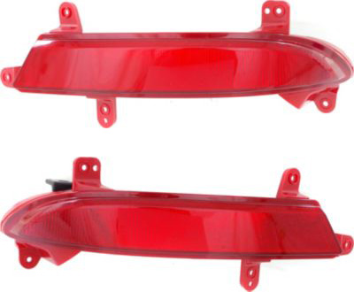 AM SANTA FE 13-16 REAR BUMPER REFLECTOR RH AND LH SKU SET REPH734921 Partslink HY1185110 HY1184110 OEM 92406B8200-92405B8200