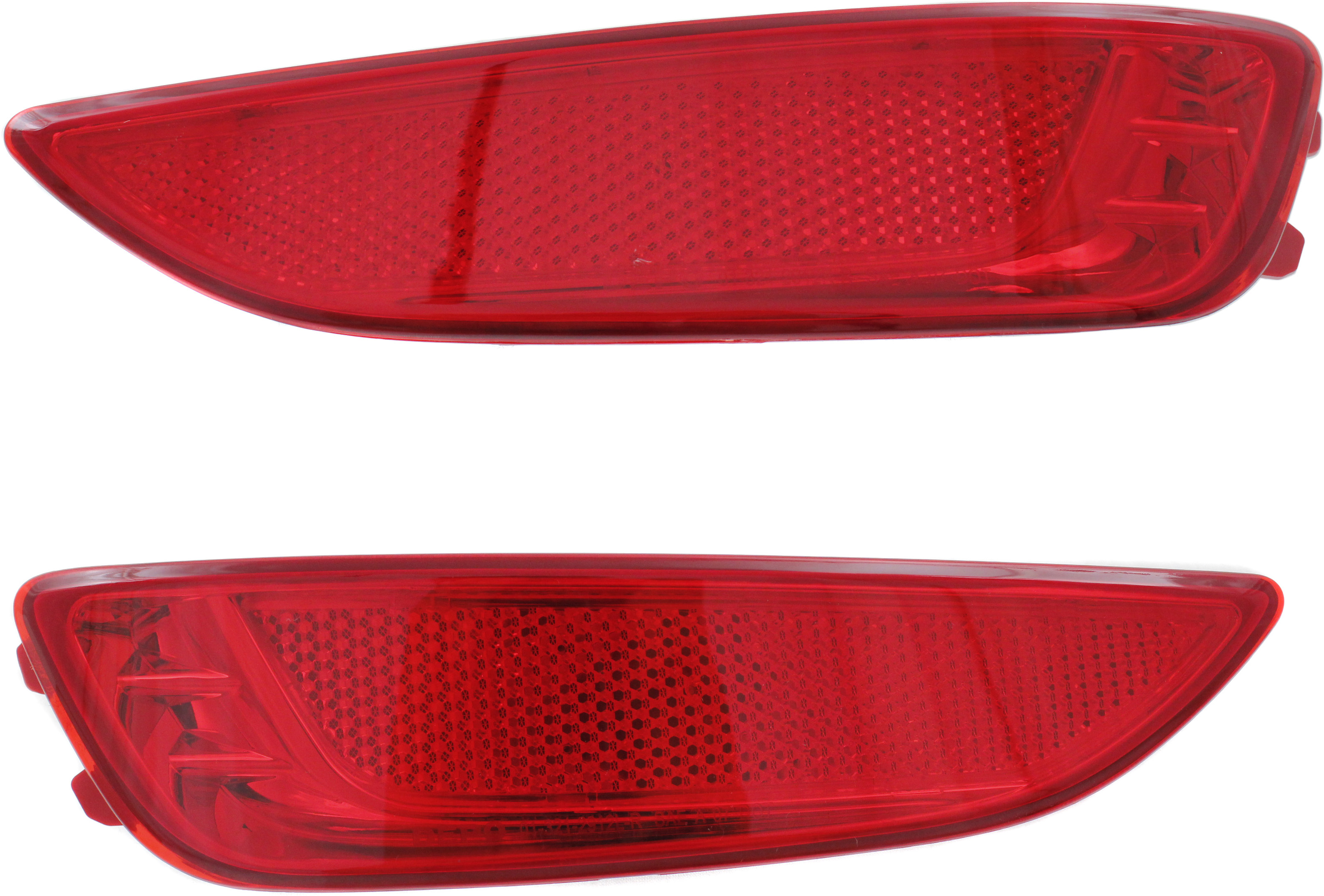 AM ACCENT 12-17 REAR BUMPER REFLECTOR RH AND LH Hatchback CAPA SKU SET REPH734929Q Partslink HY1185104C HY1184104C OEM 924061R200-924051R200