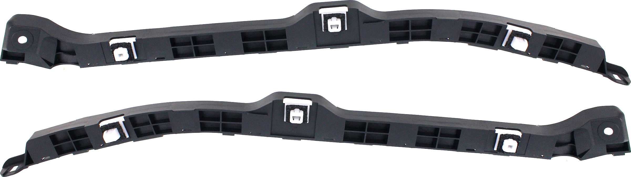 AM ACCORD 08-12 REAR BUMPER BRACKET RH AND LH Cover Spacer Plastic Sedan SKU SET REPH762713 Partslink HO1143104 HO1142104 OEM 71593TA0A00-71598TA0A00