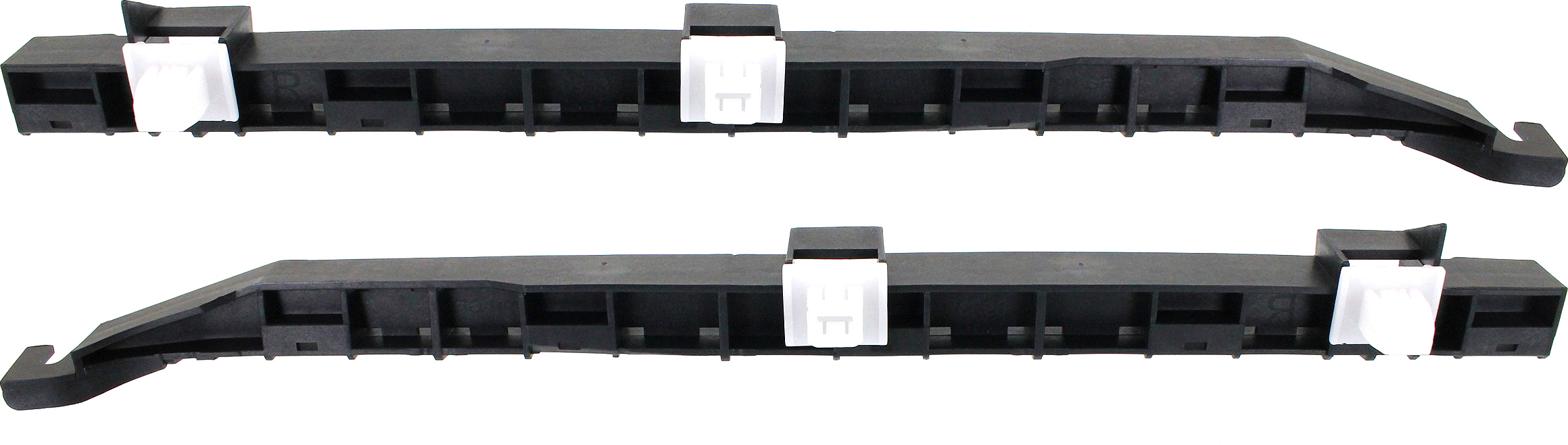 AM FIT 07-08 REAR BUMPER BRACKET RH AND LH Side Spacer Plastic SKU SET REPH762715 Partslink HO1143105 HO1142105 OEM 71593SAA013-71598SAA013