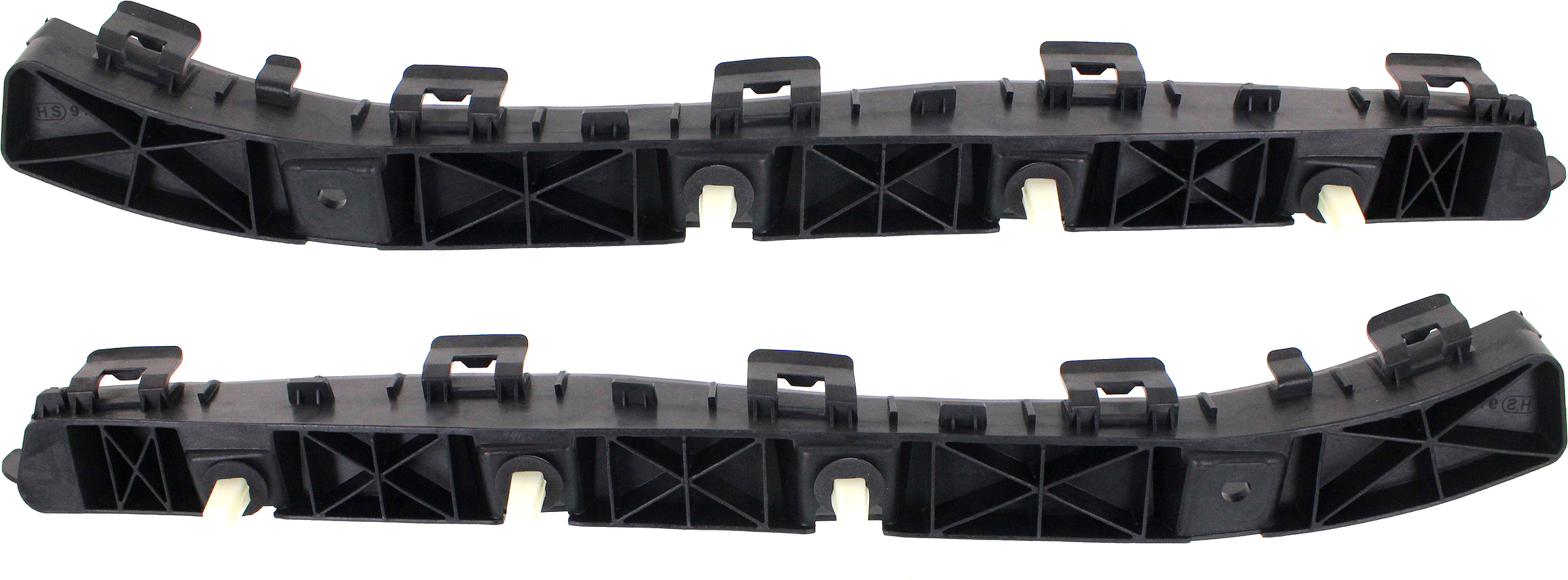AM ELANTRA 11-16 REAR BUMPER BRACKET RH AND LH Side Plastic Sedan SKU SET REPH762723 Partslink HY1133100 HY1132100 OEM 866143X000-866133X000