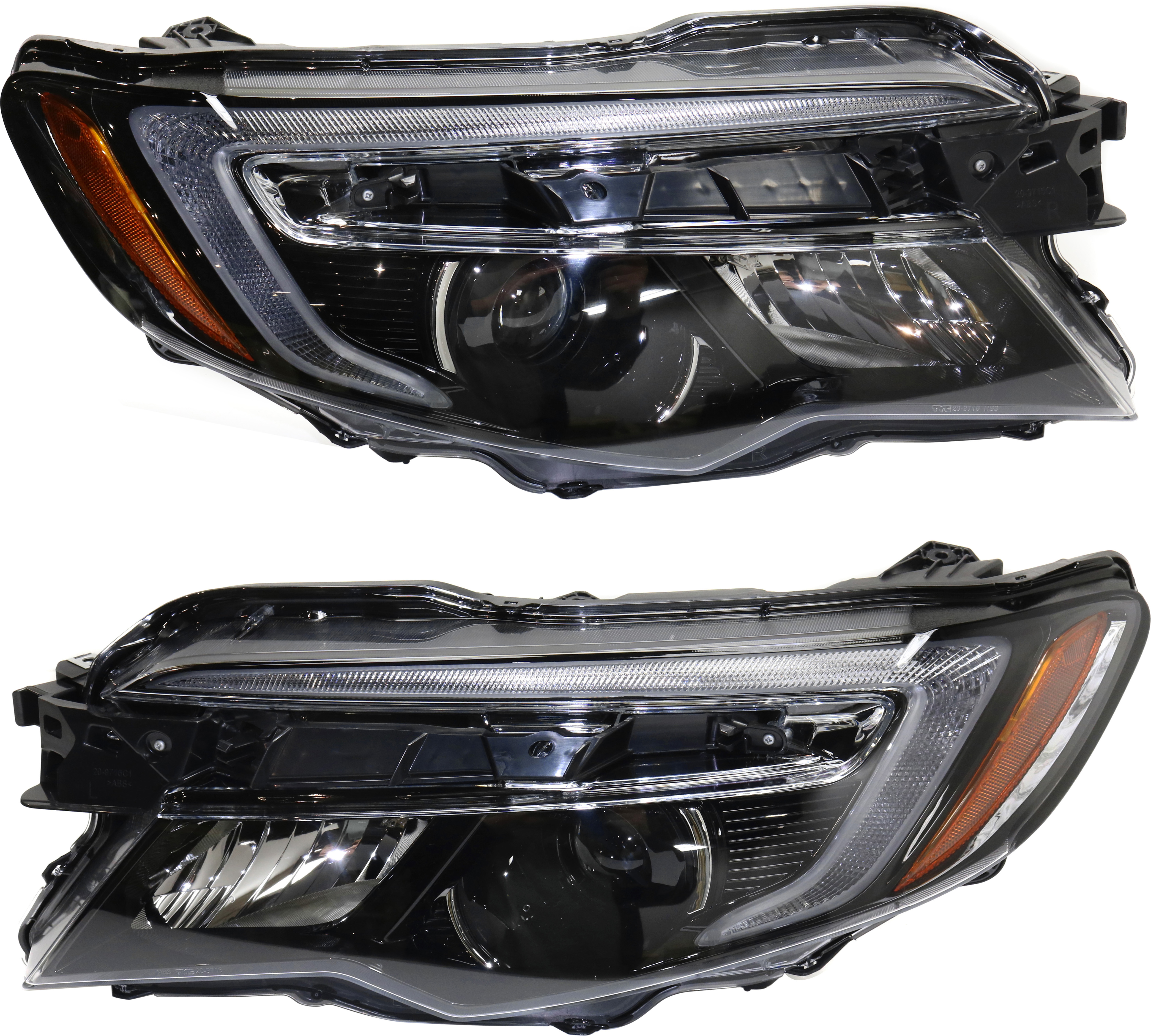 AM PILOT 16-18 RIDGELINE 17-20 HEAD LAMP RH AND LH Assembly Halogen LX Model SKU SET REPHD100105 Partslink HO2503165 HO2502165 OEM 33100TG7A02-33150TG7A02
