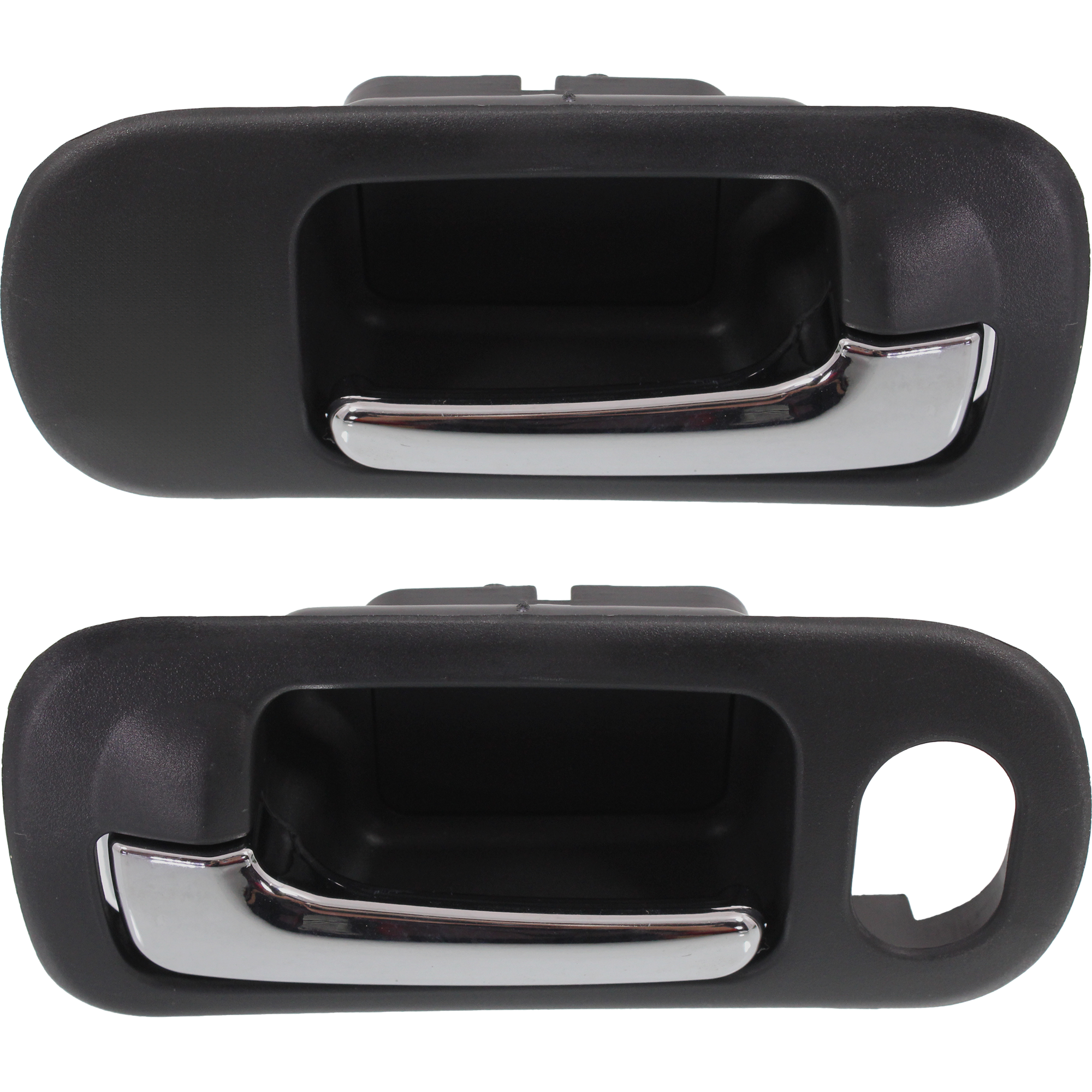 AM CIVIC 01-05 FRONT INTERIOR DOOR HANDLE RH AND LH Black Bezel Chrome Lever Sedan EX LX Hybrid Models SKU SET REPHD462123 Partslink IDH010091 OEM 72120S5A003ZA 72120S5NC01ZA 72
