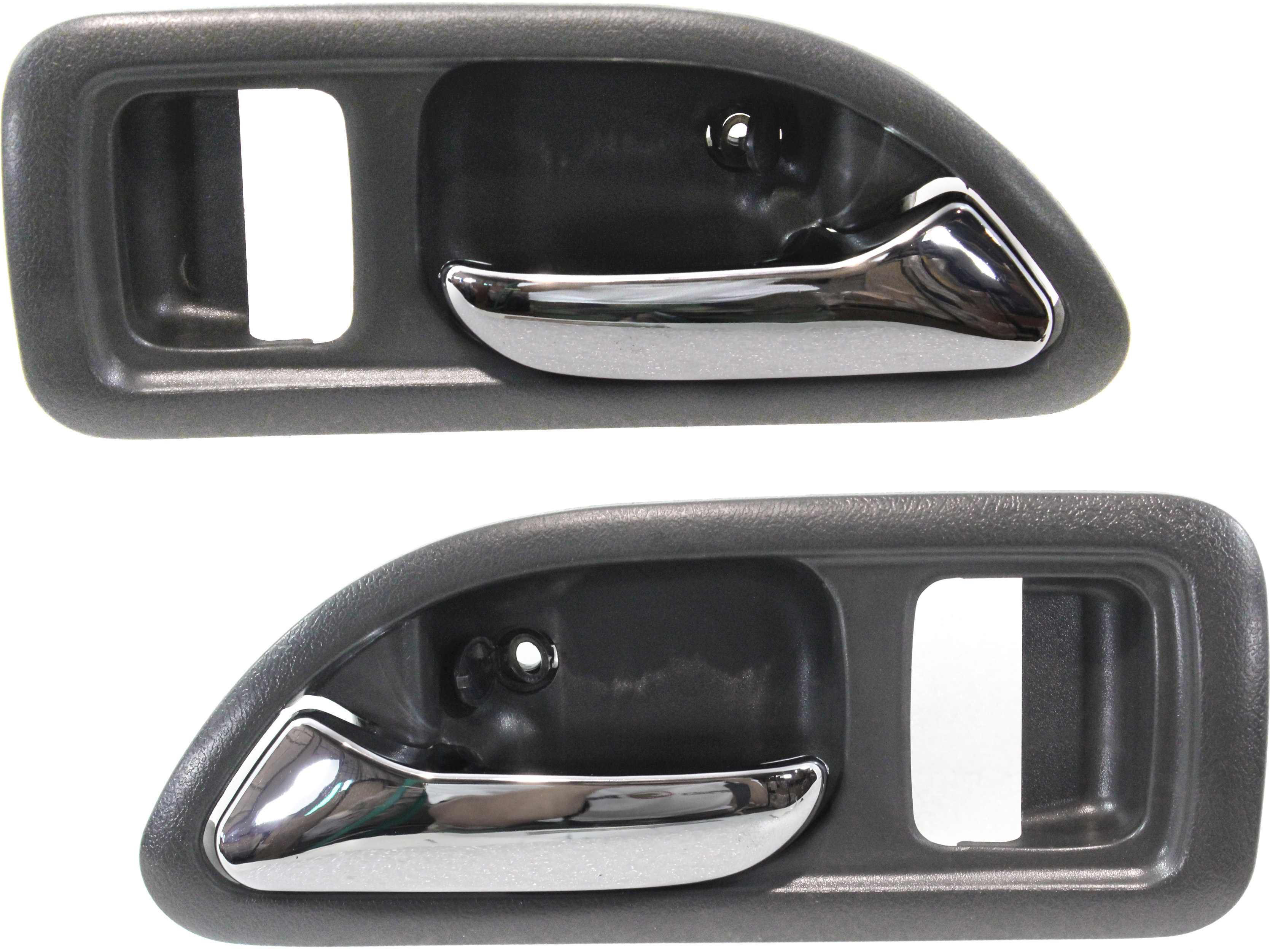 AM ACCORD 94-97 INTERIOR FRONT DOOR HANDLE RH AND LH Chrome Gray DX LX Models Coupe Canada Built SKU SET REPHD462131 Partslink HO1352113 HO1353113 OEM 72125SV2A11ZB 72165SV2A11ZB