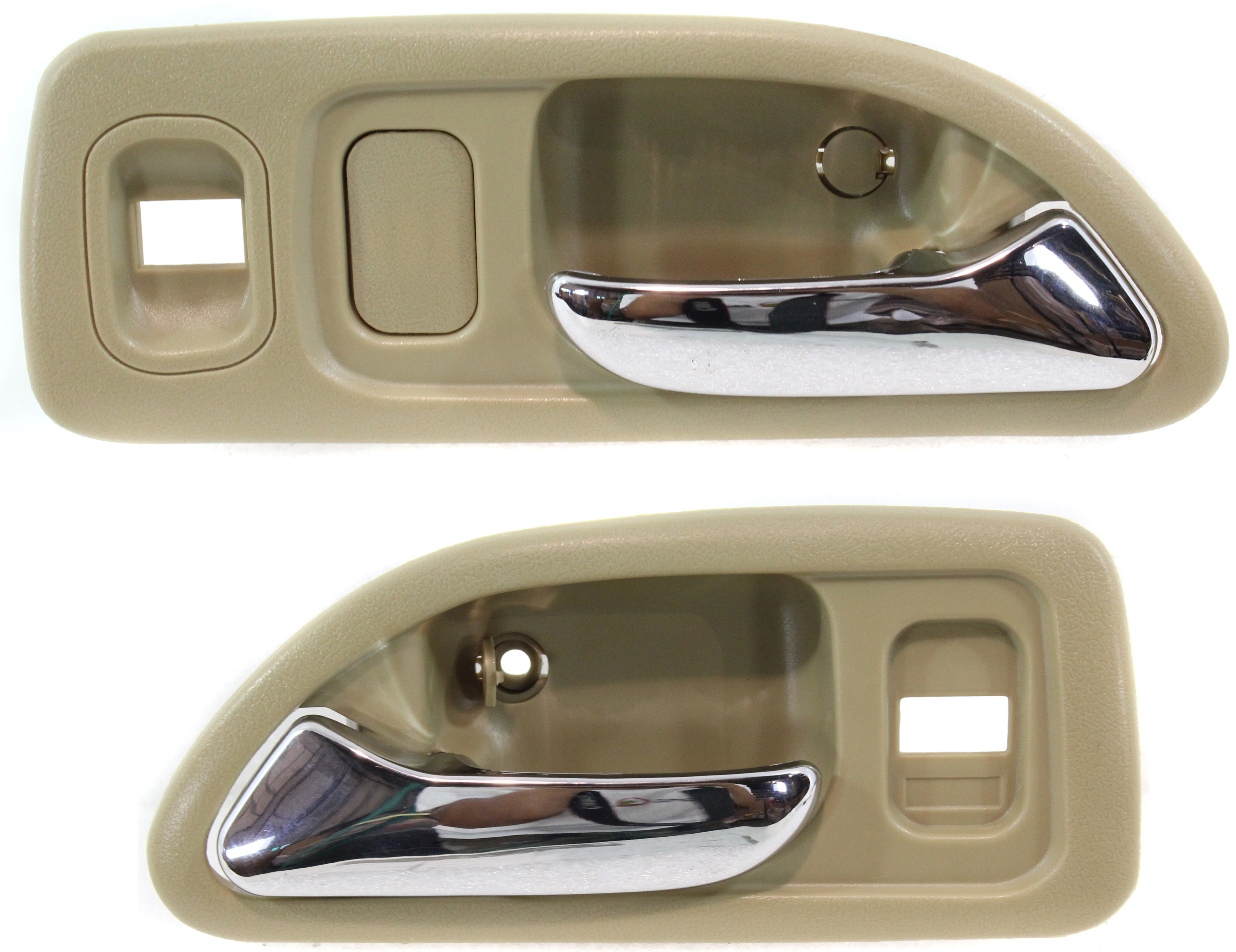 AM ACCORD 94-97 FRONT INTERIOR DOOR HANDLE RH AND LH Chrme Beige w Pwr Wdw Hole SKU SET REPHD462151 OEM 72125SV4003ZE 72165SV4003ZE