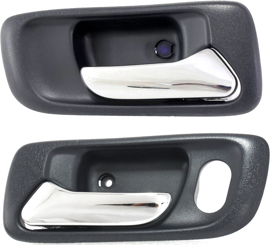 AM ACCORD 98-02 ODYSSEY 99-04 FRONT DOOR HANDLE RH and LH Inside Chrome Lever + Blue Housing SKU SET REPHD462159 Partslink IDH010095 OEM 72125S84A01ZA 72165S84A01ZA