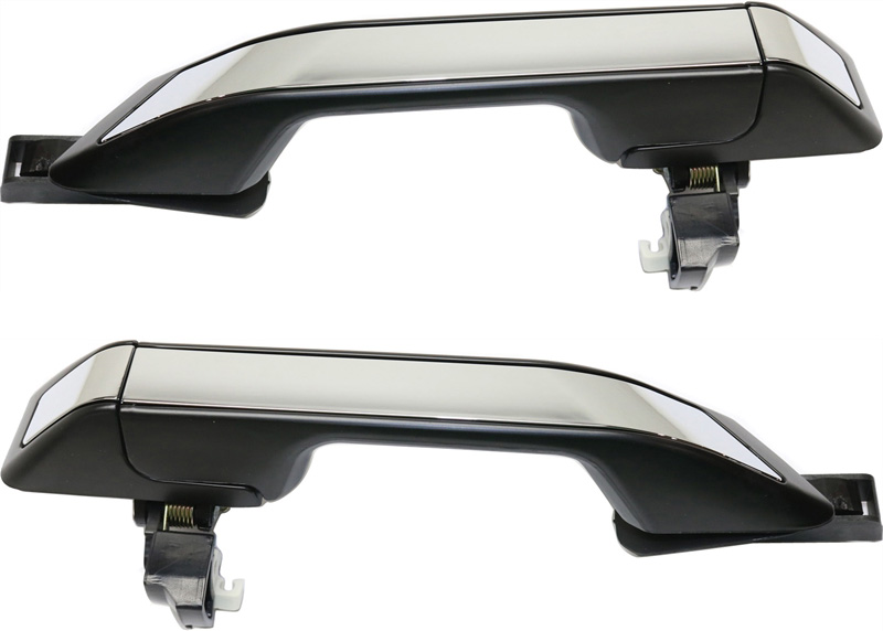 AM ODYSSEY 11-17 FRONT EXTERIOR DOOR HANDLE RH AND LH Primed Black w Chrome Insert w o Keyhole SKU SET REPHD462379 OEM 72140TK8A11ZD 72180TK8A11ZD
