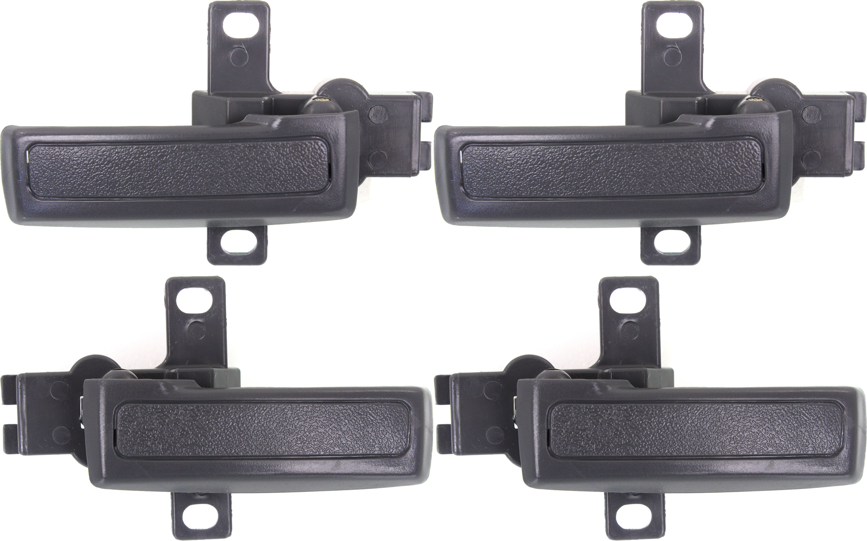 AM RODEO 91-97 PASSPORT 94-97 INTERIOR DOOR HANDLE Set of 4 Front and Rear RH and LH Lever Only Gray Plastic SKU SET REPHD462383-4 OEM 8971506463-8971506473