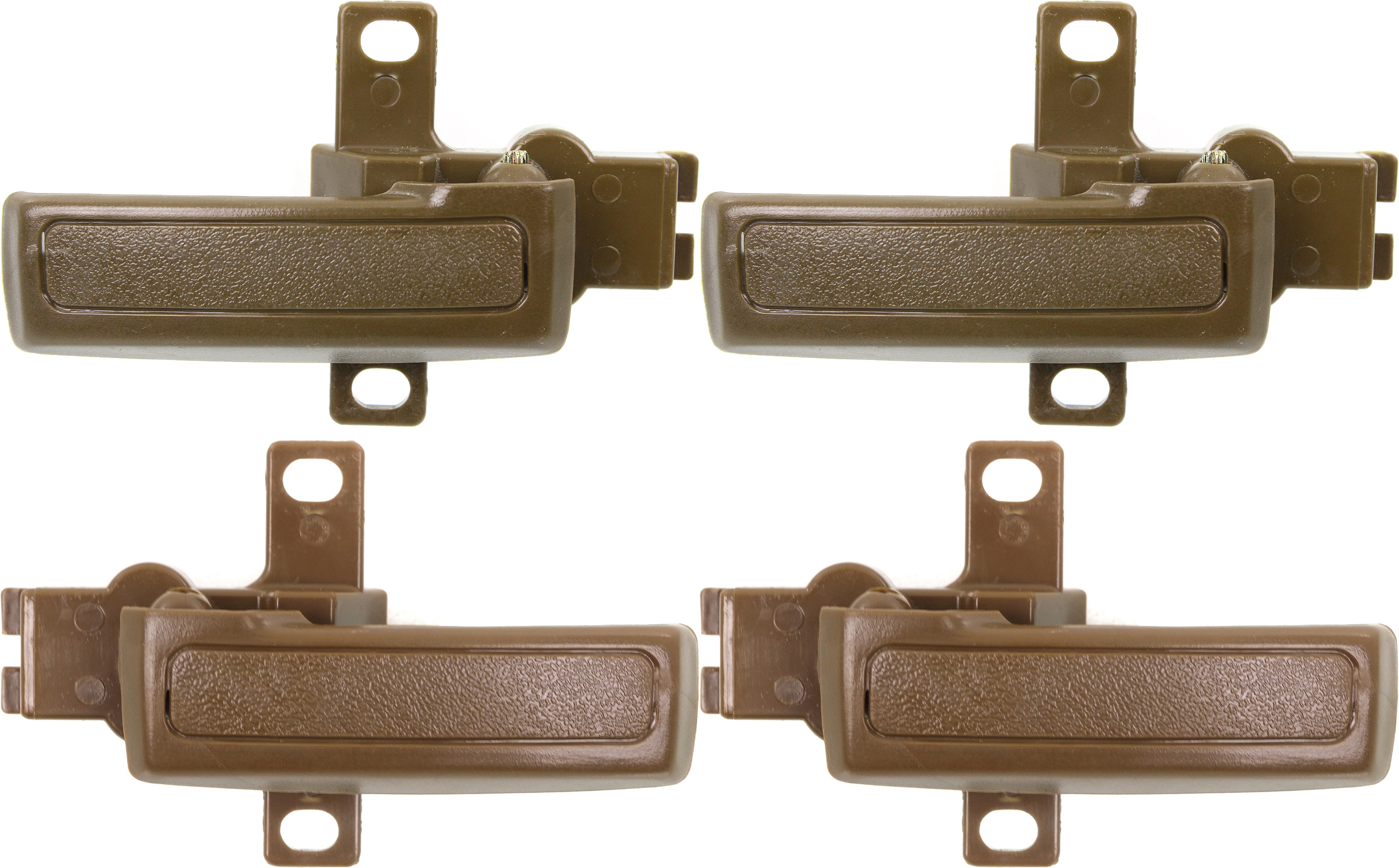 AM RODEO 91-97 PASSPORT 94-97 INTERIOR DOOR HANDLE Set of 4 Front and Rear RH and LH Lever Only Brown Plastic SKU SET REPHD462385-4 OEM 8944304213-8944304243