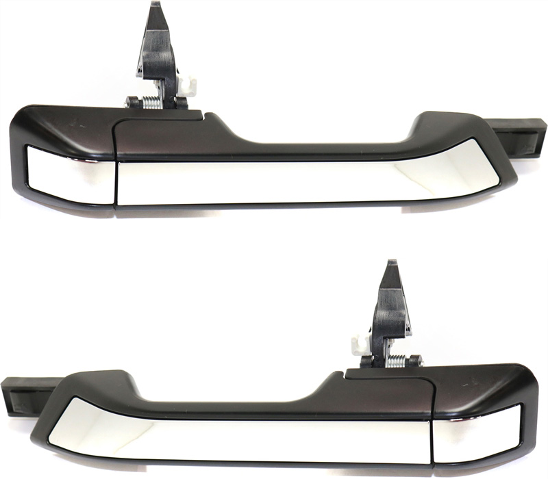 AM ODYSSEY 11-17 REAR EXTERIOR DOOR HANDLE RH AND LH Primed Black w Chrome Insert SKU SET REPHD491339 OEM 72640TK8A11ZD 72680TK8A11ZD