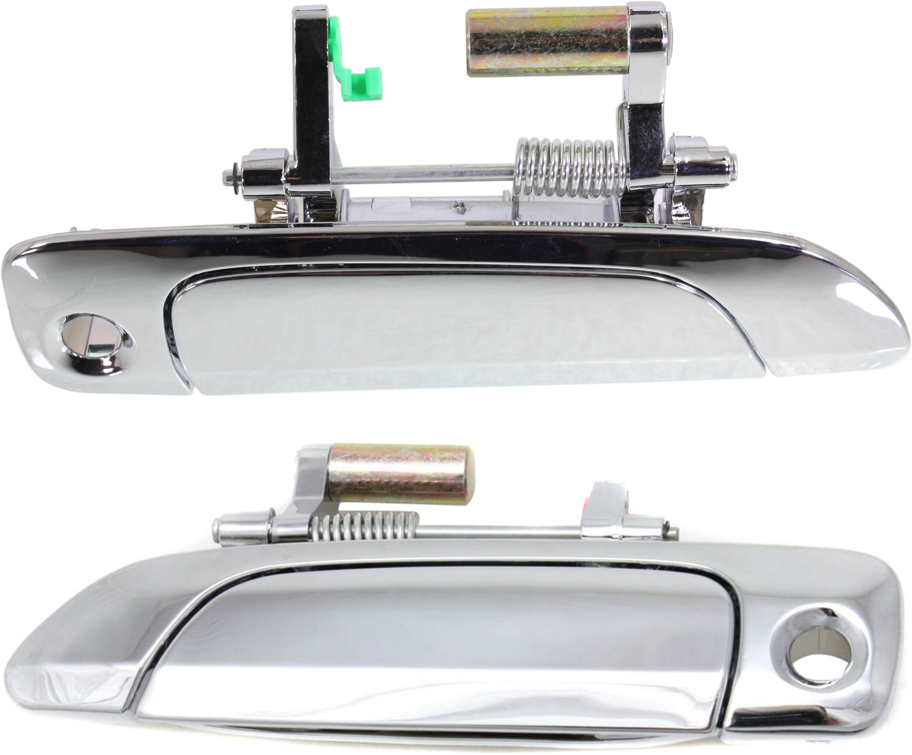 AM CIVIC 01-05 FRONT EXTERIOR DOOR HANDLE RH AND LH All Chrome w Keyhole SKU SET REPHO462101C OEM 72140S5DA02 PFM 72180S5DA02 PF