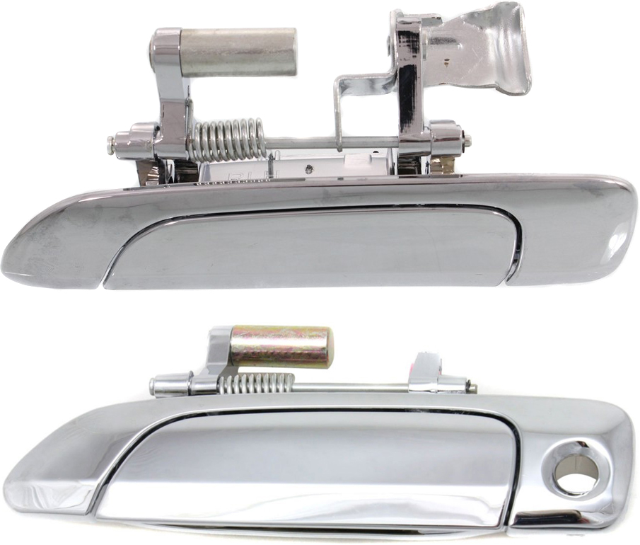 AM CIVIC 01-05 FRONT AND REAR EXTERIOR DOOR HANDLE LH Chrome Set of 2 SKU SET REPHO462102C 2 OEM 72180S5DA02 PFM 72680S5DA01 PF