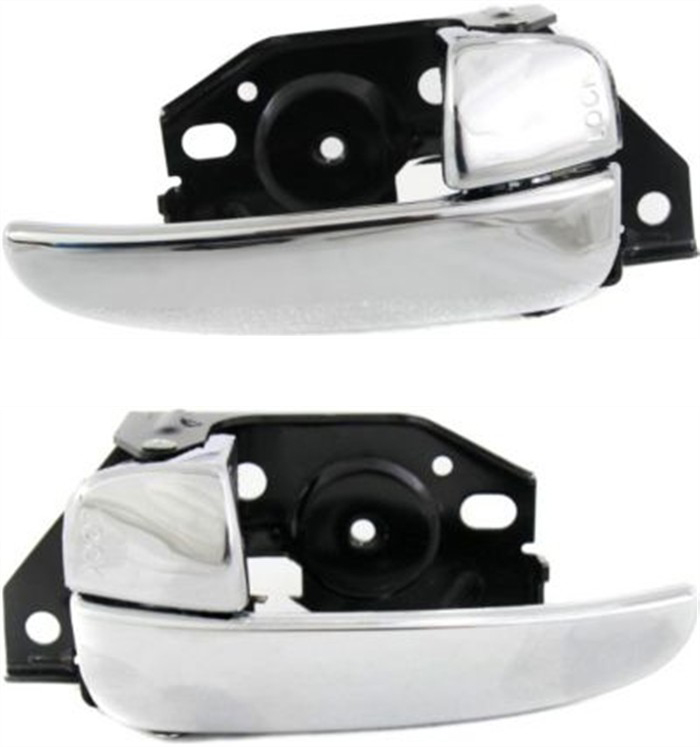 AM SONATA 02-05 FRONT INTERIOR DOOR HANDLE RH and LH All Chrome =REAR SKU SET REPHY462107C Partslink HY1353106 HY1352106 OEM 826203D010-826103D010