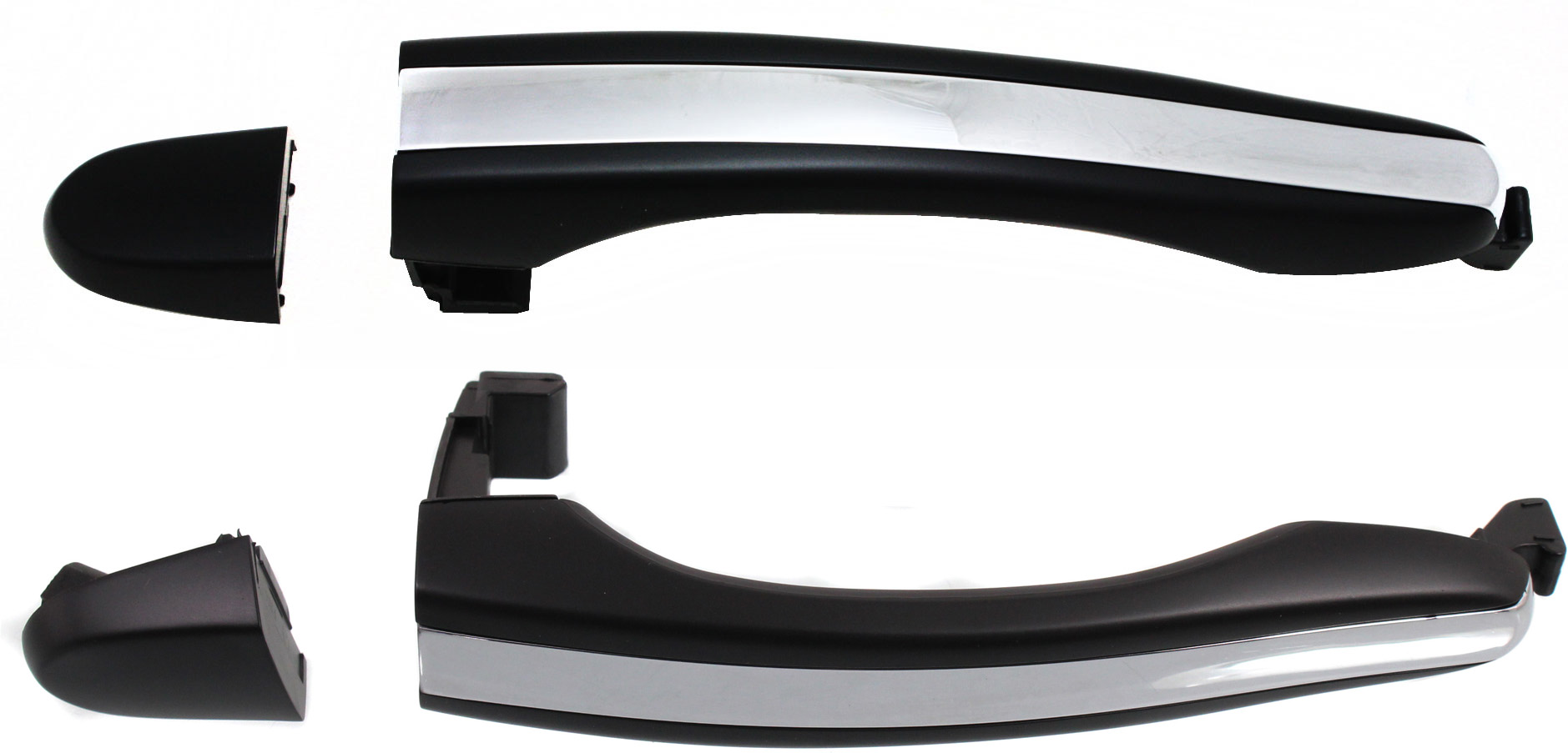 AM AZERA 06-11 EXTERIOR DOOR HANDLE Set of 2 Front and Rear RH Primed w Chrome Insert SKU SET REPHY462127-2 OEM 826513L000-826523L010-826513L0