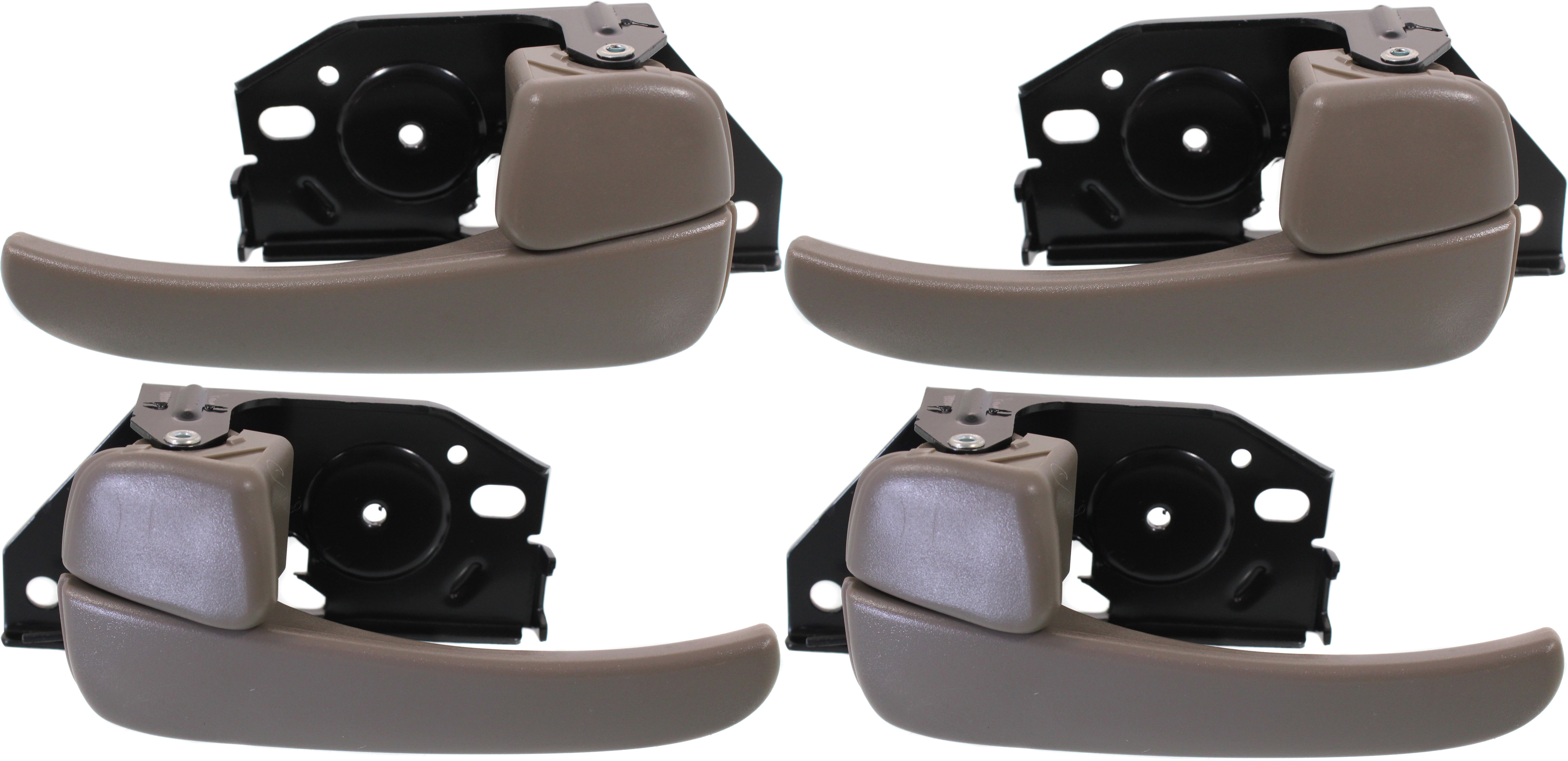 AM SONATA 99-01 OPTIMA 01-06 FRONT AND REAR INTERIOR DOOR HANDLE RH AND LH Set of 4 Beige EX SE GLS models SKU SET REPHY462151-4 Partslink HY1352125 HY1353125 OEM 8261038000BT 8262038000BT
