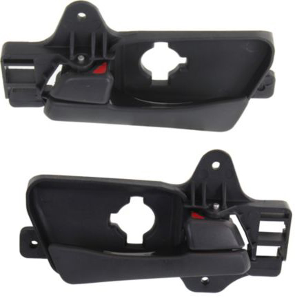 AM ELANTRA 09-12 FRONT INTERIOR DOOR HANDLE RH AND LH Black Touring Model SKU SET REPHY462155 Partslink HY1353127 HY1352127 OEM 826202L000XP 826102L000XP