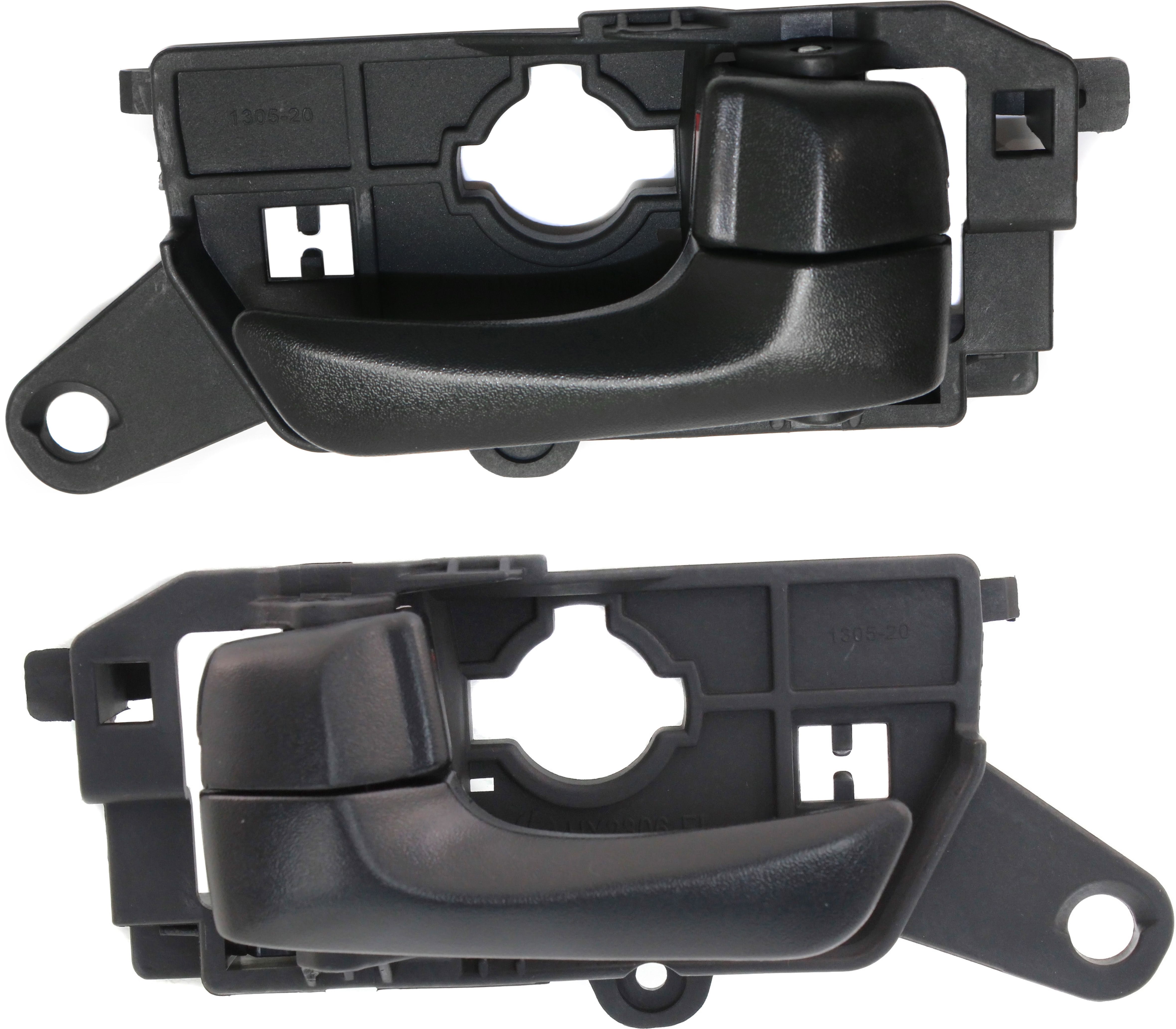AM SONATA 08-10 FRONT INTERIOR DOOR HANDLE RH AND LH Textured Black SKU SET REPHY462161 Partslink HY1353135 HY1352135 OEM 826203K520HZ 826103K520HZ