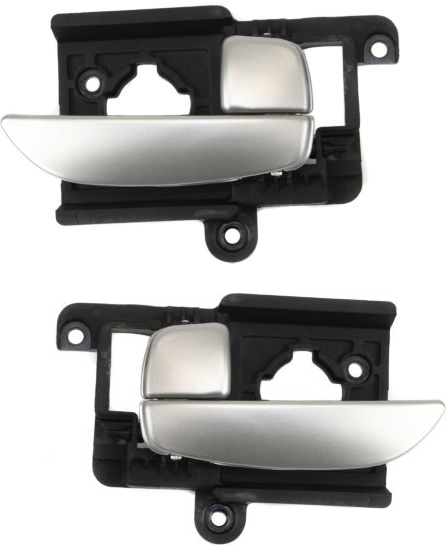 AM ELANTRA 07-10 FRONT OR REAR INTERIOR DOOR HANDLE RH AND LH Painted Silver Lever Sedan SKU SET REPHY462165 Partslink HY1353130 HY1352130 OEM 826202H000S4-826102H000S4