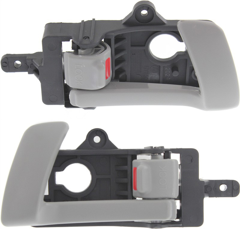 AM SANTA FE 07-12 FRONT DOOR HANDLE RH and LH Inside All Gray Plastic =REAR SKU SET REPHY462197 OEM 826202B000J4-836200W000S4-8261