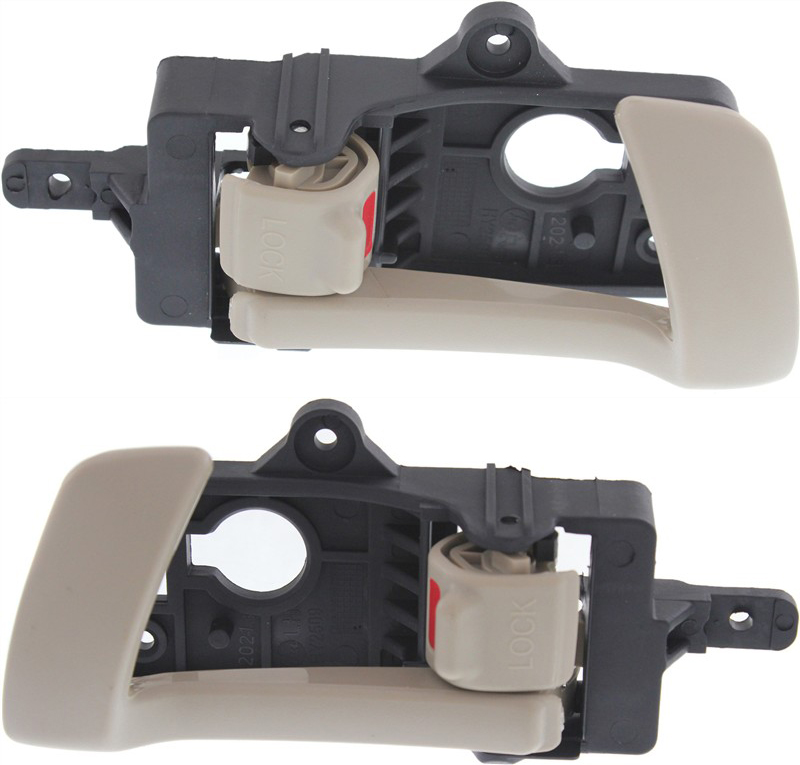 AM SANTA FE 07-12 FRONT DOOR HANDLE RH and LH Inside All Beige Plastic =REAR SKU SET REPHY462301 OEM 826202B000J9-836200W000J9-8261