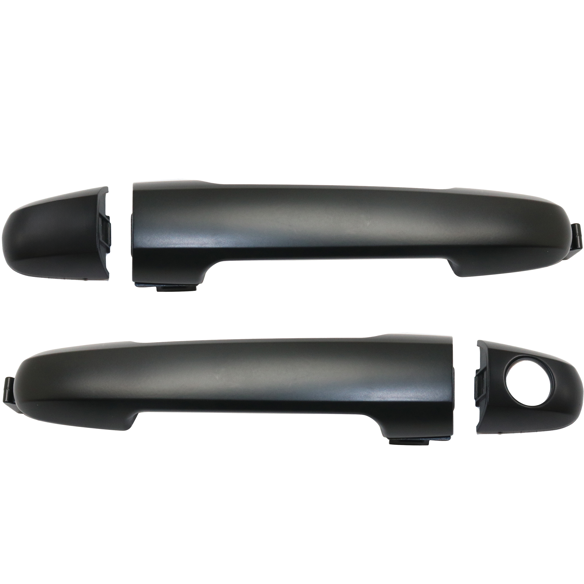 AM SONATA 06-10 FRONT EXTERIOR DOOR HANDLE RH AND LH Primed Black w o Keyhole SKU SET REPHY462307 OEM 826513K000-826523K020-826523K0